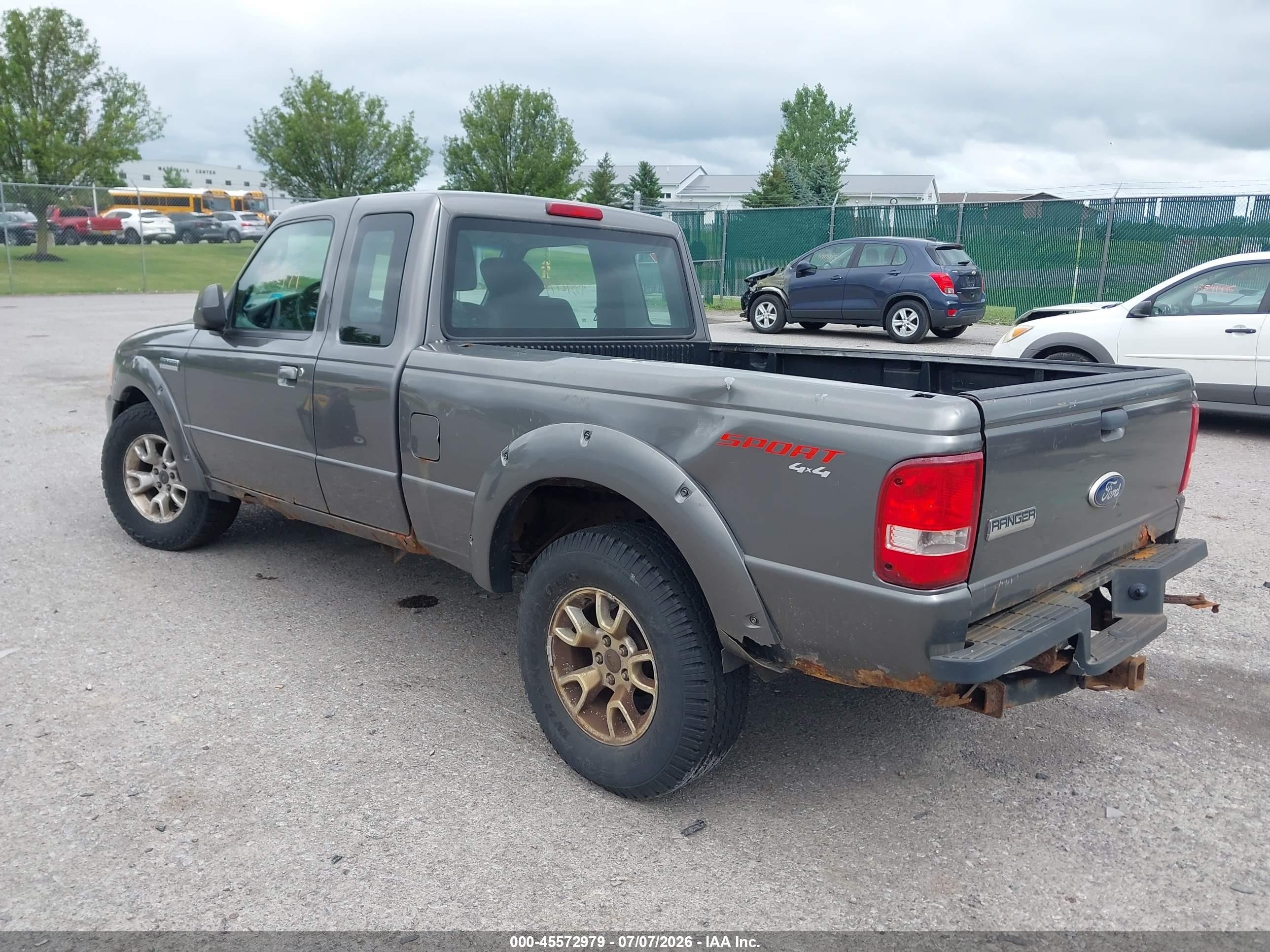 2011 Ford Ranger Sport Gray vin: 1FTLR4FE6BPA32412