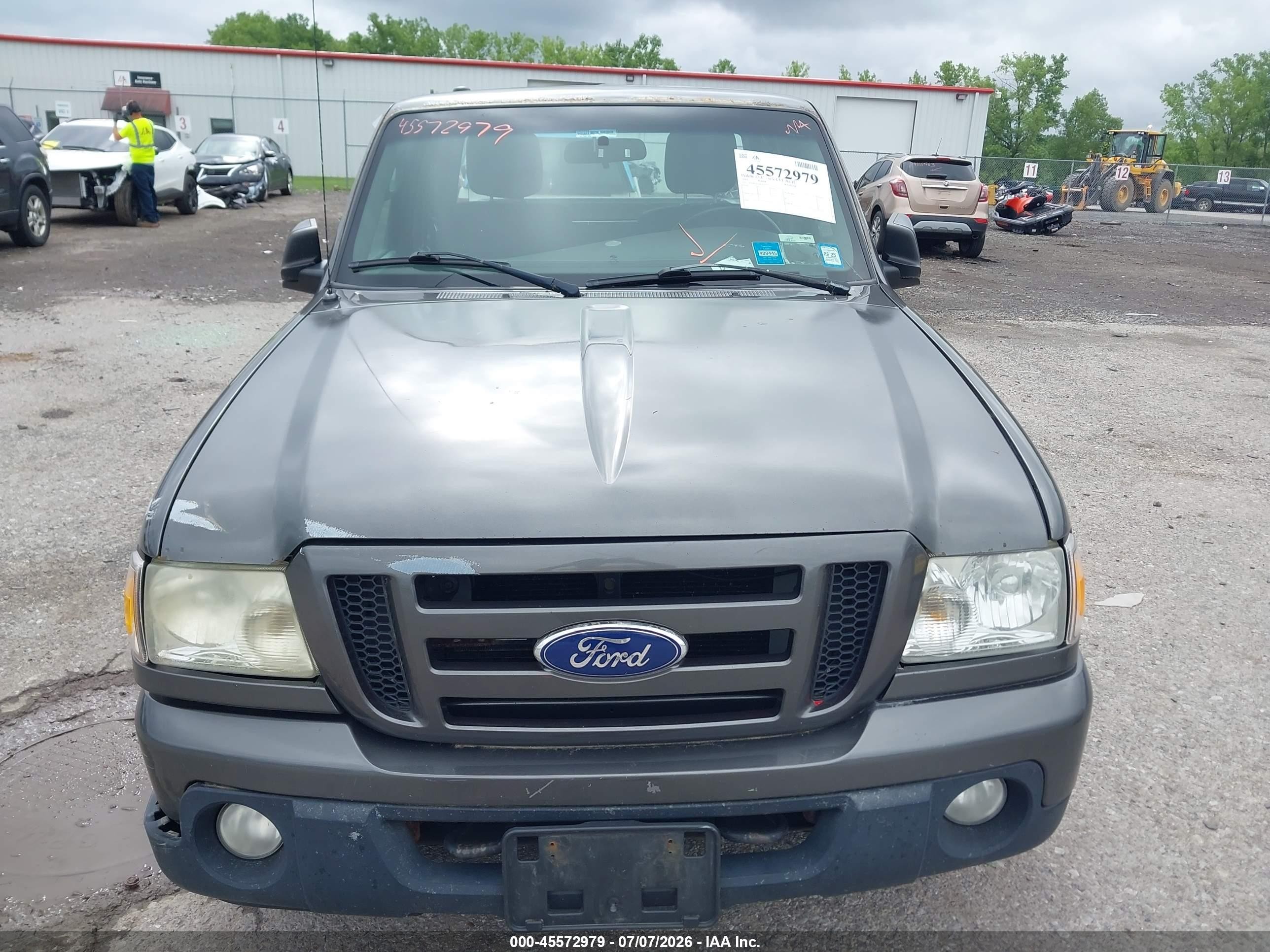 2011 Ford Ranger Sport Gray vin: 1FTLR4FE6BPA32412