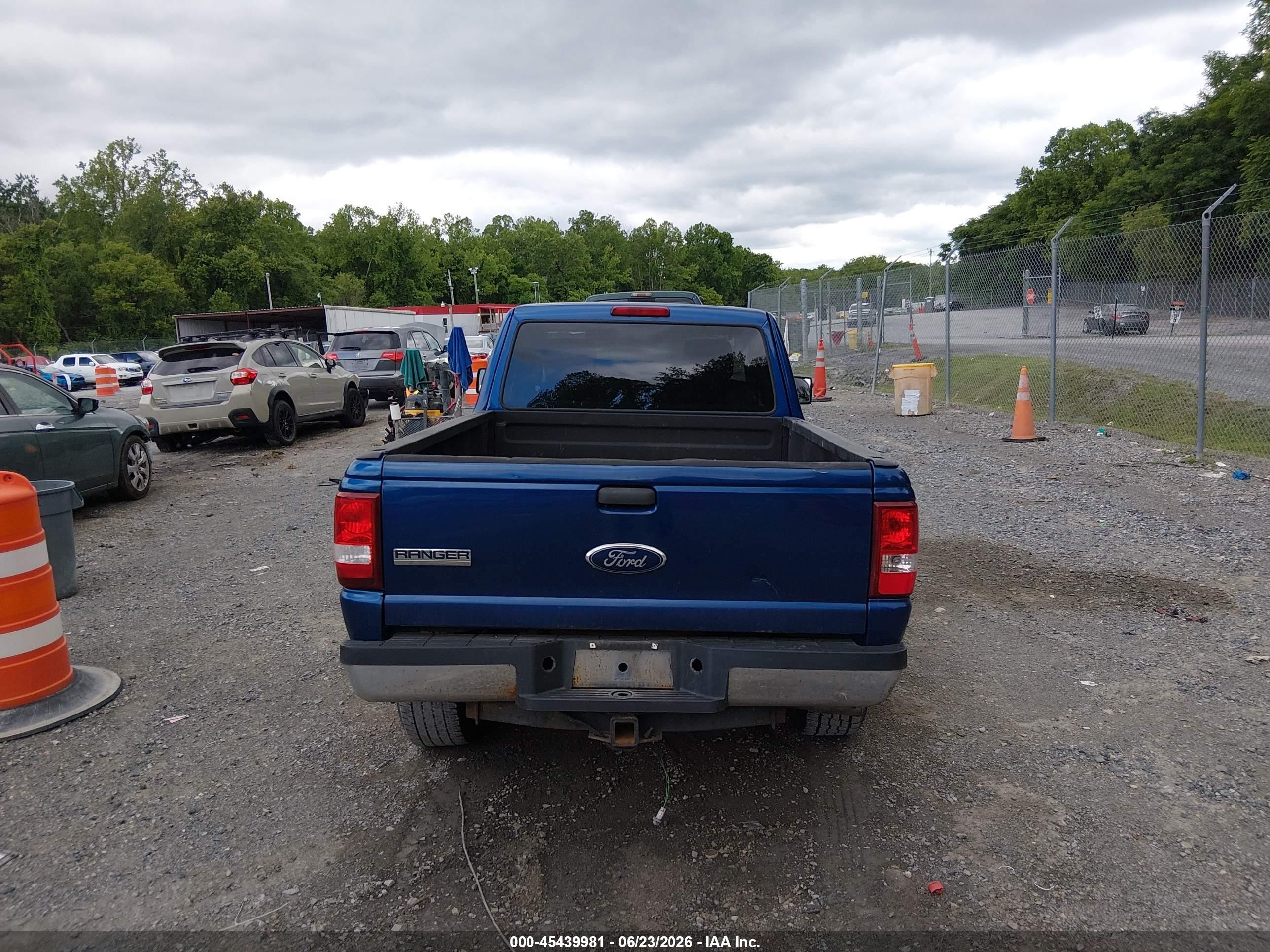 2011 Ford Ranger Sport Blue vin: 1FTLR4FE6BPA37853