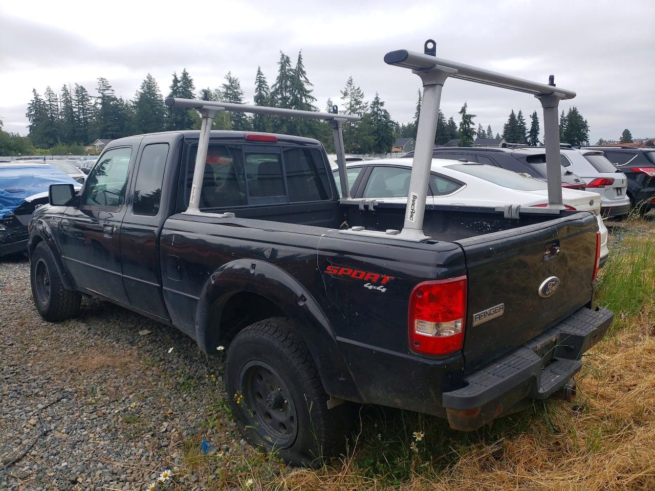 2011 Ford Ranger Super Cab Black vin: 1FTLR4FE6BPA43653