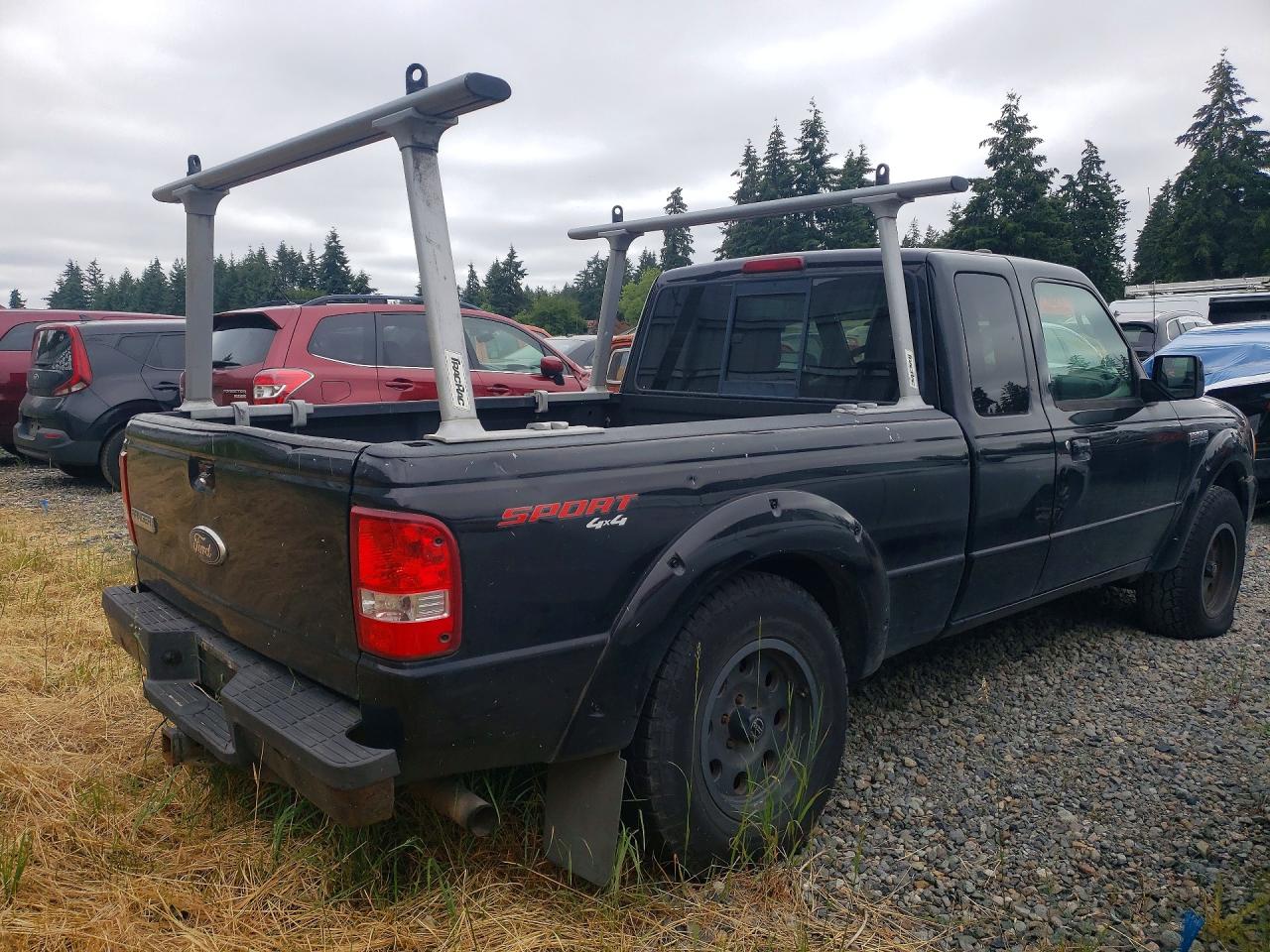 2011 Ford Ranger Super Cab Black vin: 1FTLR4FE6BPA43653