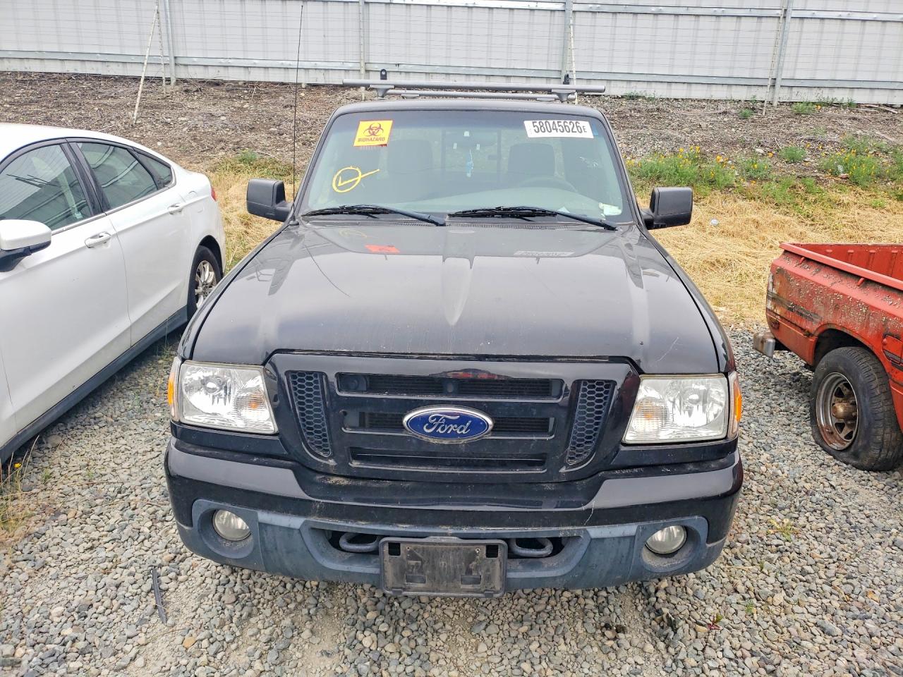 2011 Ford Ranger Super Cab Black vin: 1FTLR4FE6BPA43653