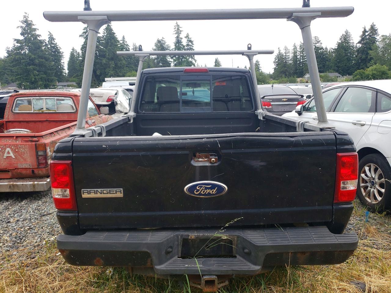 2011 Ford Ranger Super Cab Black vin: 1FTLR4FE6BPA43653