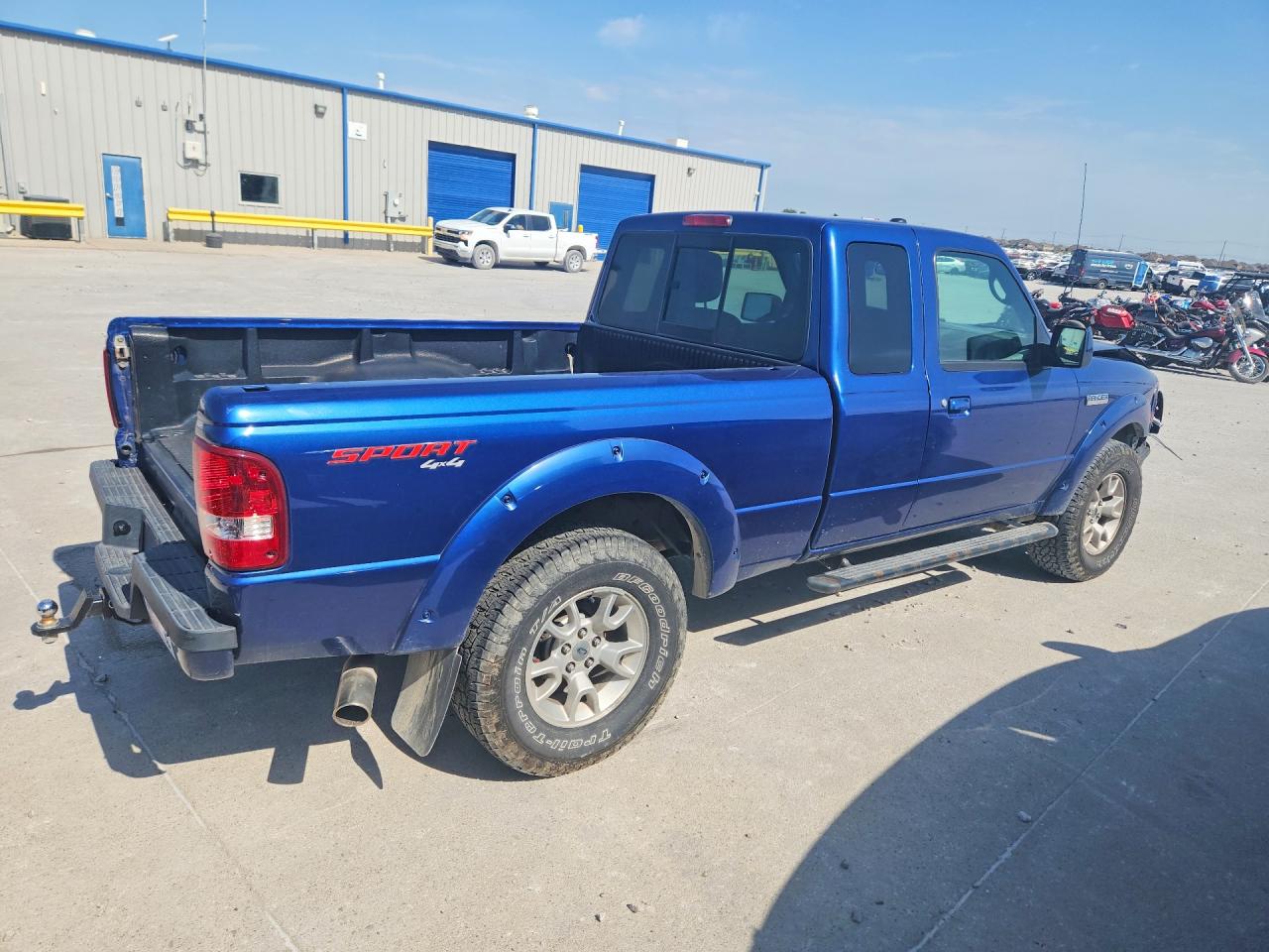 2011 Ford Ranger Super Cab Blue vin: 1FTLR4FE6BPA44656