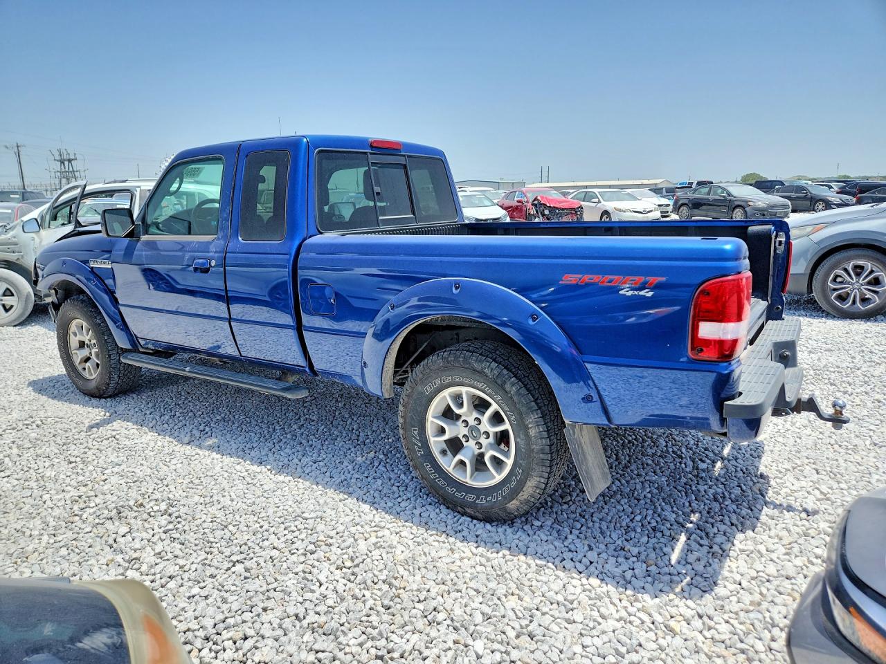 2011 Ford Ranger Super Cab Blue vin: 1FTLR4FE6BPA44656