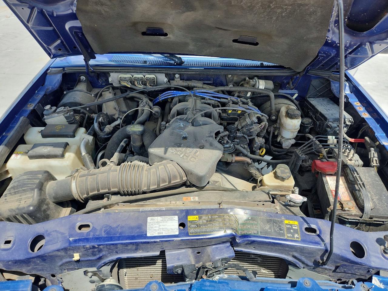 2011 Ford Ranger Super Cab Blue vin: 1FTLR4FE6BPA44656