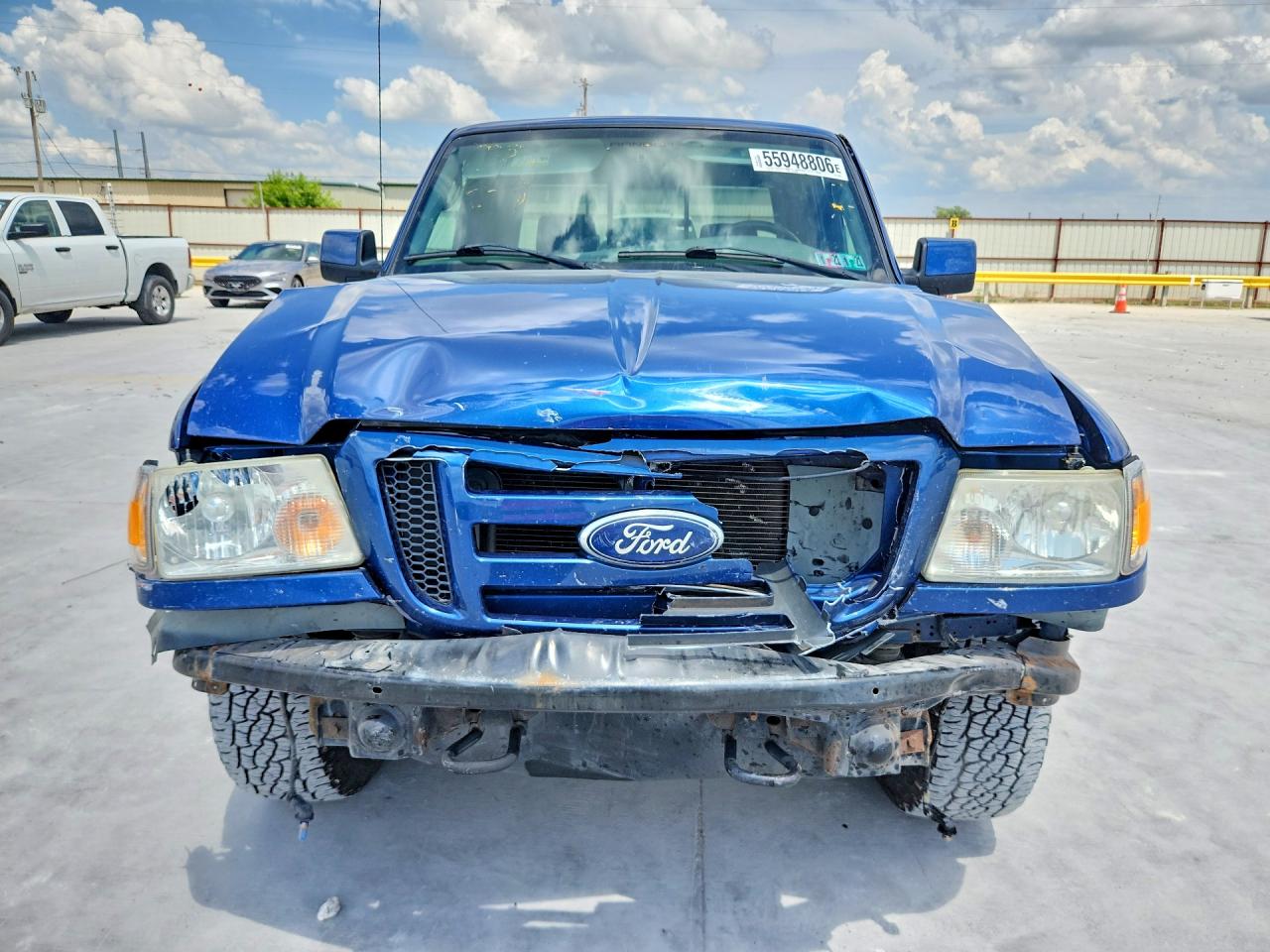2011 Ford Ranger Super Cab Blue vin: 1FTLR4FE6BPA44656