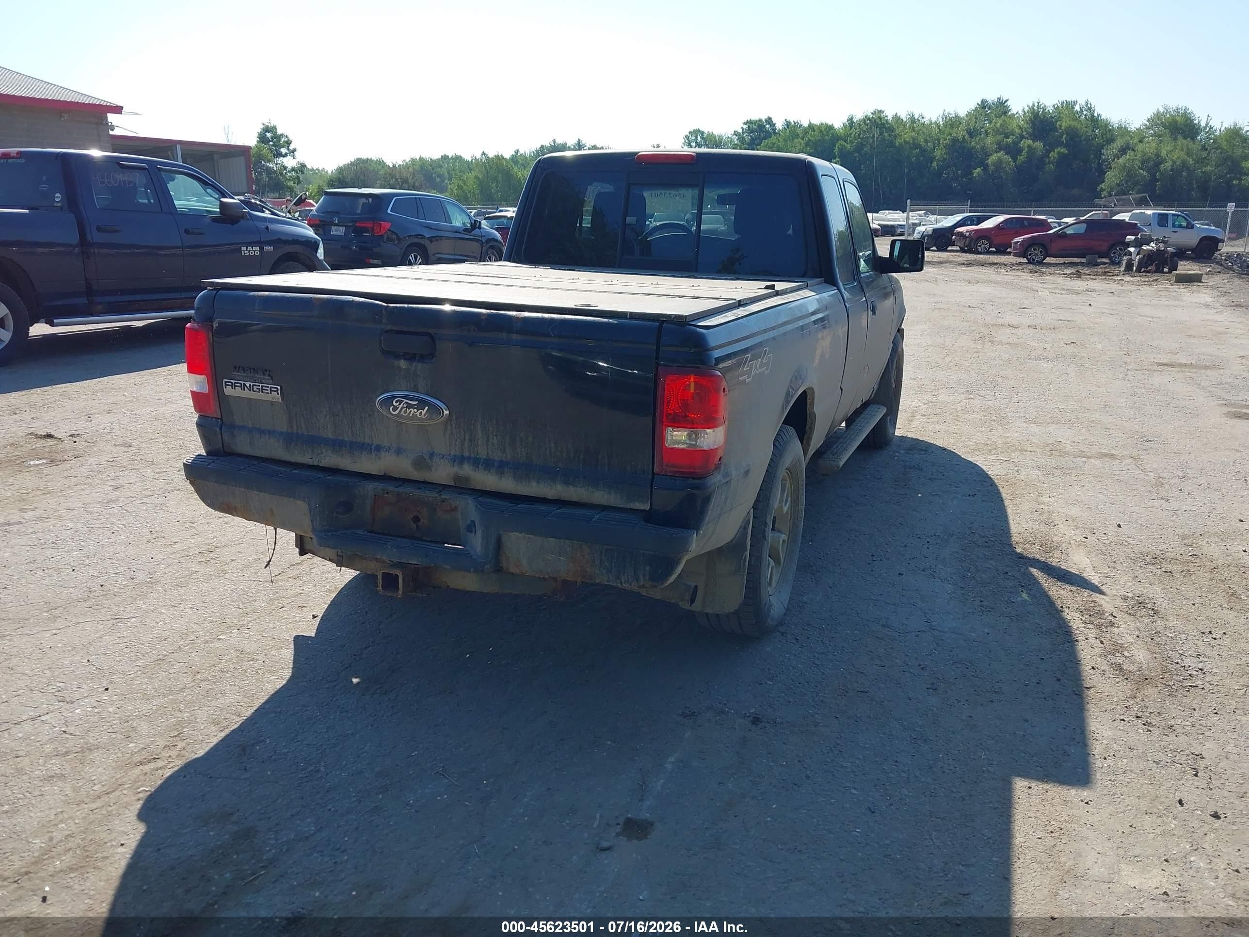 2011 Ford Ranger Xlt Black vin: 1FTLR4FE6BPA60680