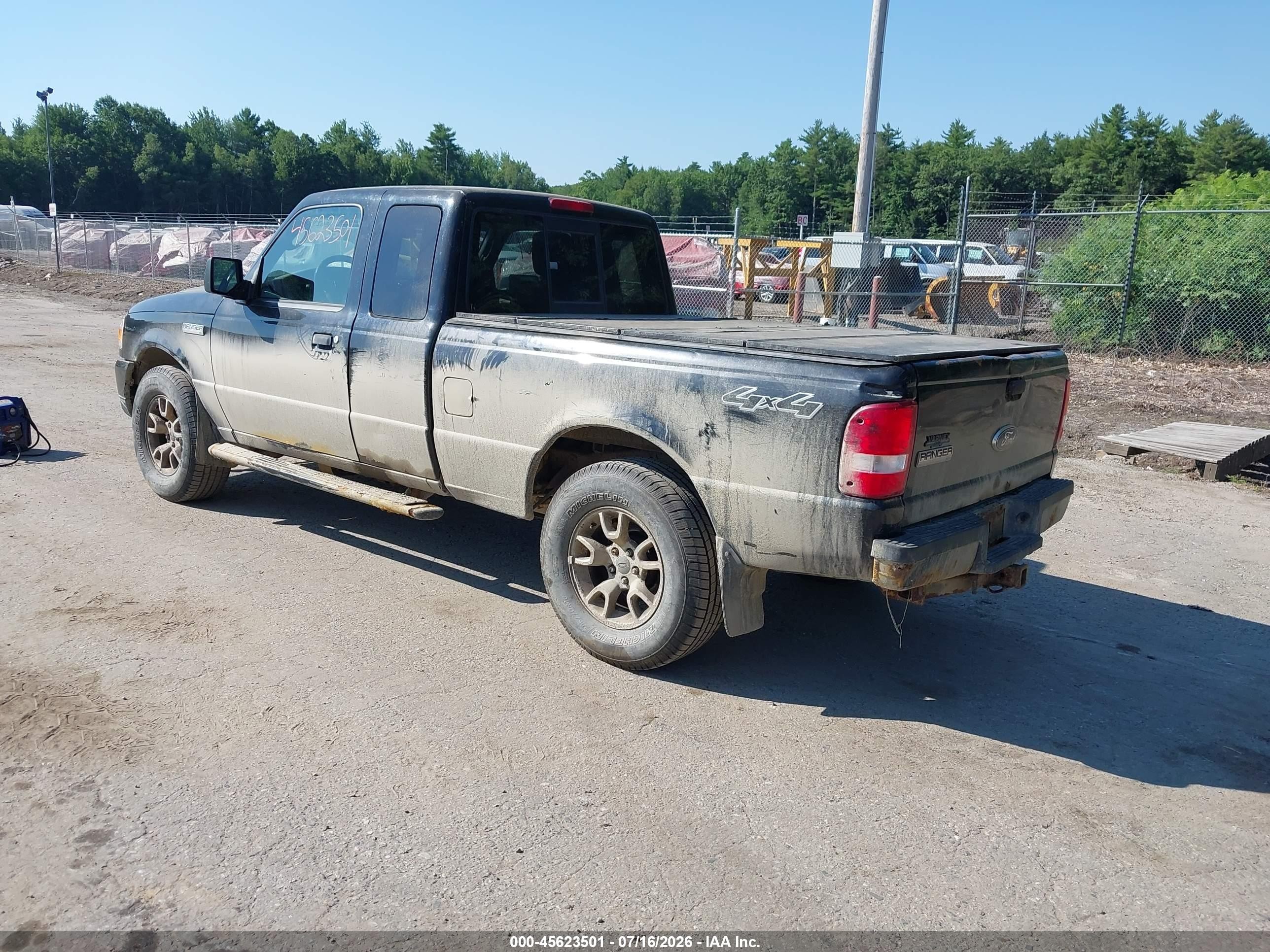 2011 Ford Ranger Xlt Black vin: 1FTLR4FE6BPA60680