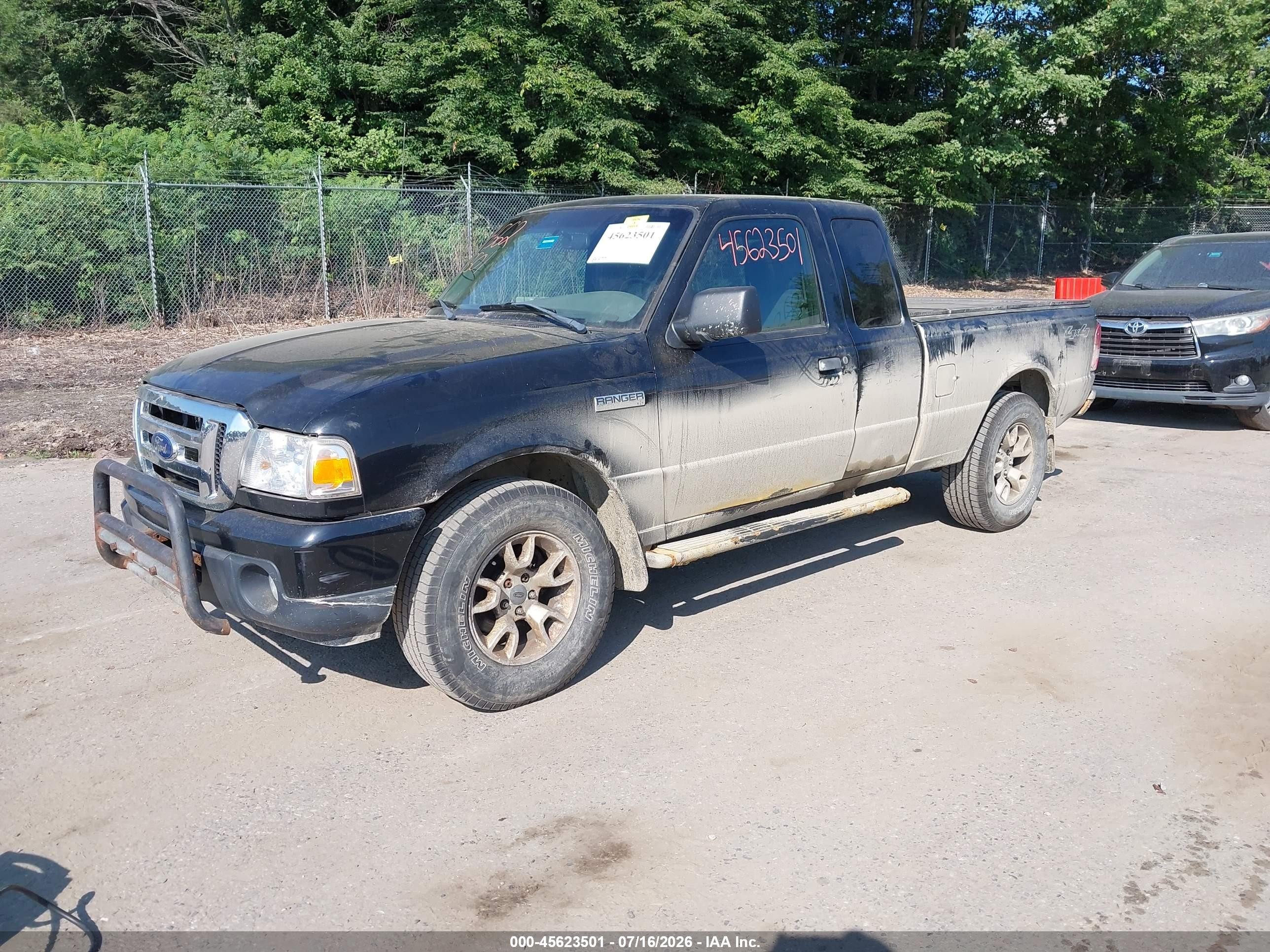 2011 Ford Ranger Xlt Black vin: 1FTLR4FE6BPA60680