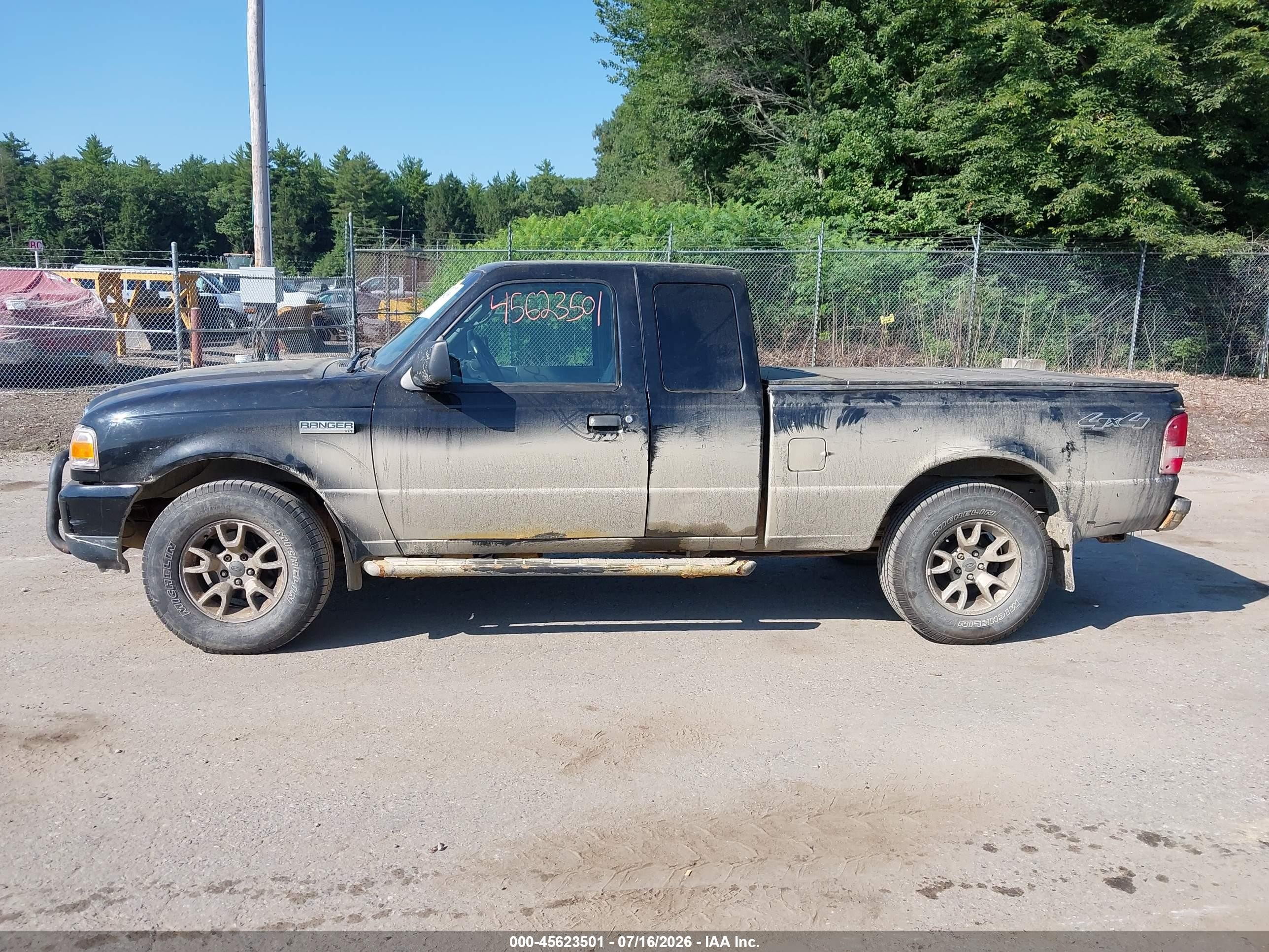 2011 Ford Ranger Xlt Black vin: 1FTLR4FE6BPA60680