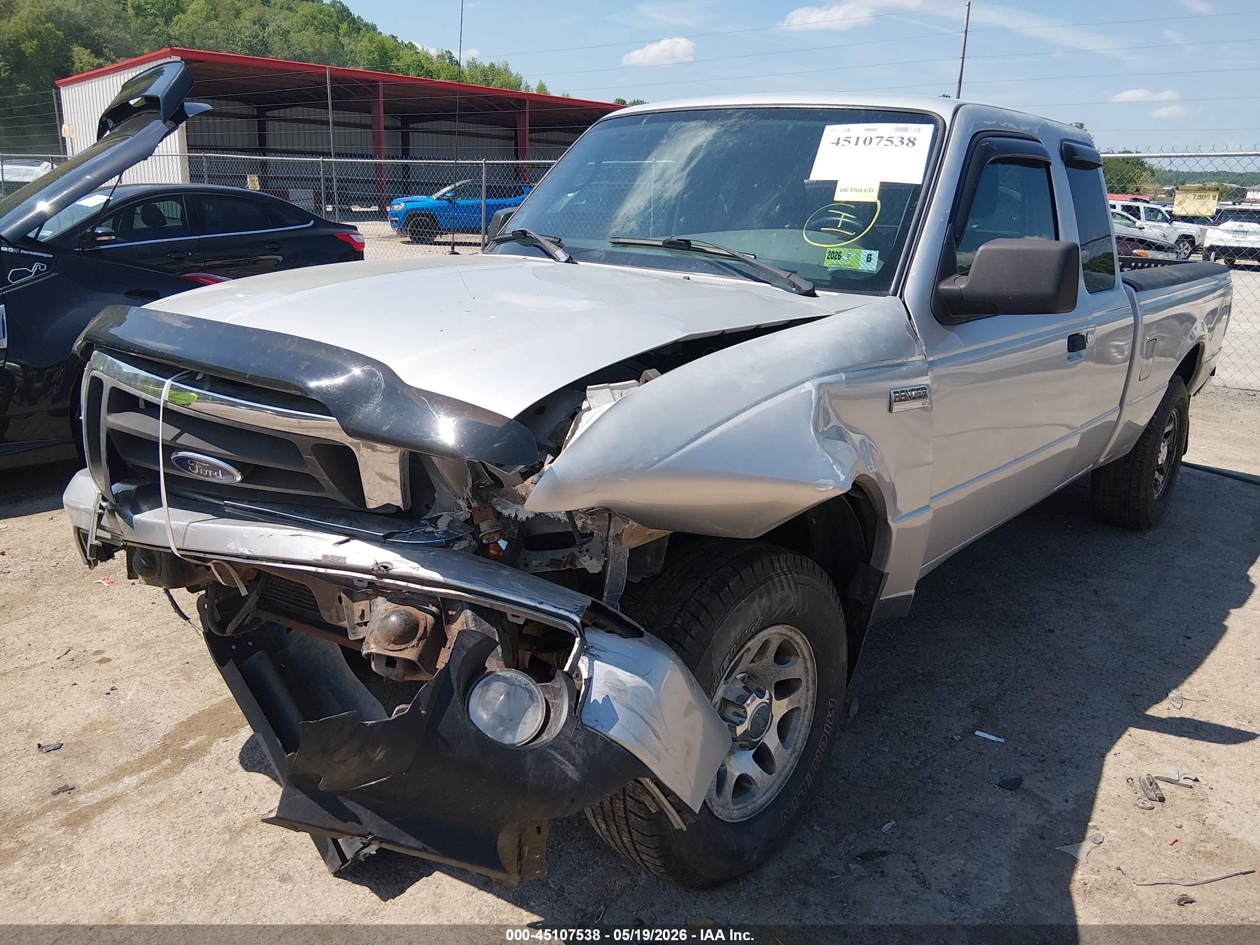 2011 Ford Ranger Xlt Silver vin: 1FTLR4FE6BPA73882
