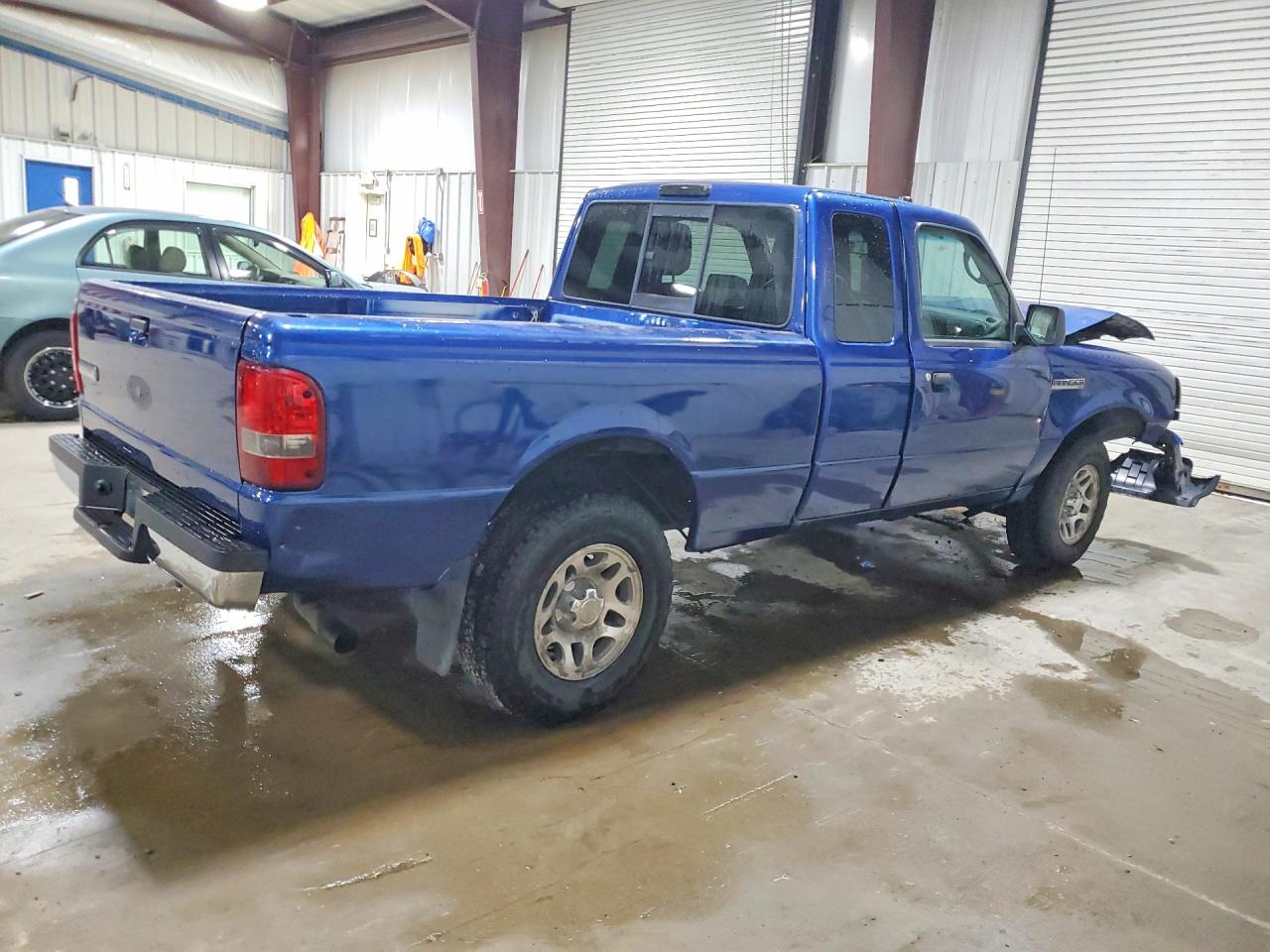 2010 Ford Ranger Super Cab Blue vin: 1FTLR4FE7APA01538