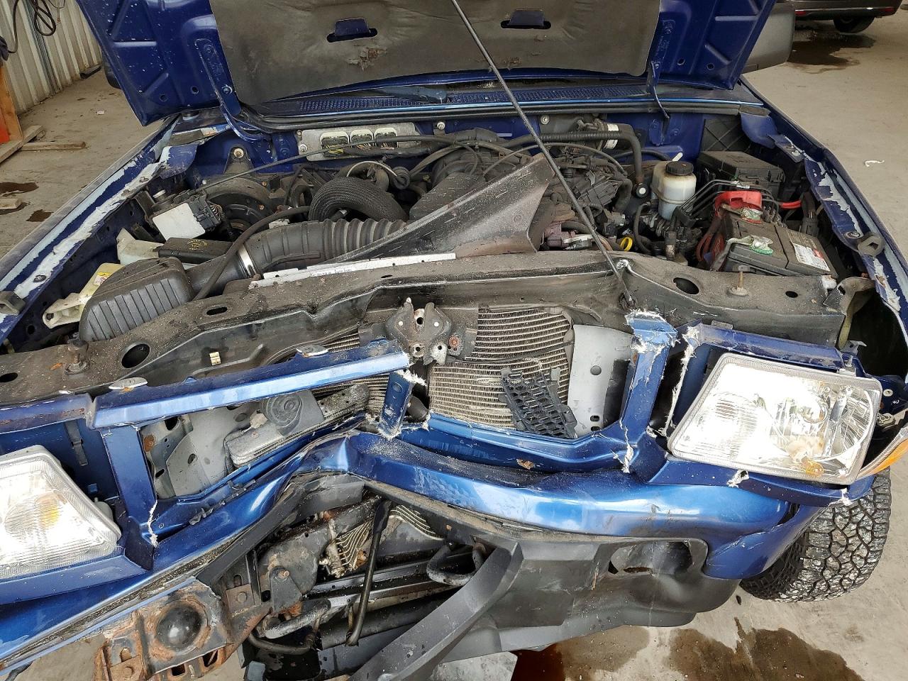 2010 Ford Ranger Super Cab Blue vin: 1FTLR4FE7APA01538