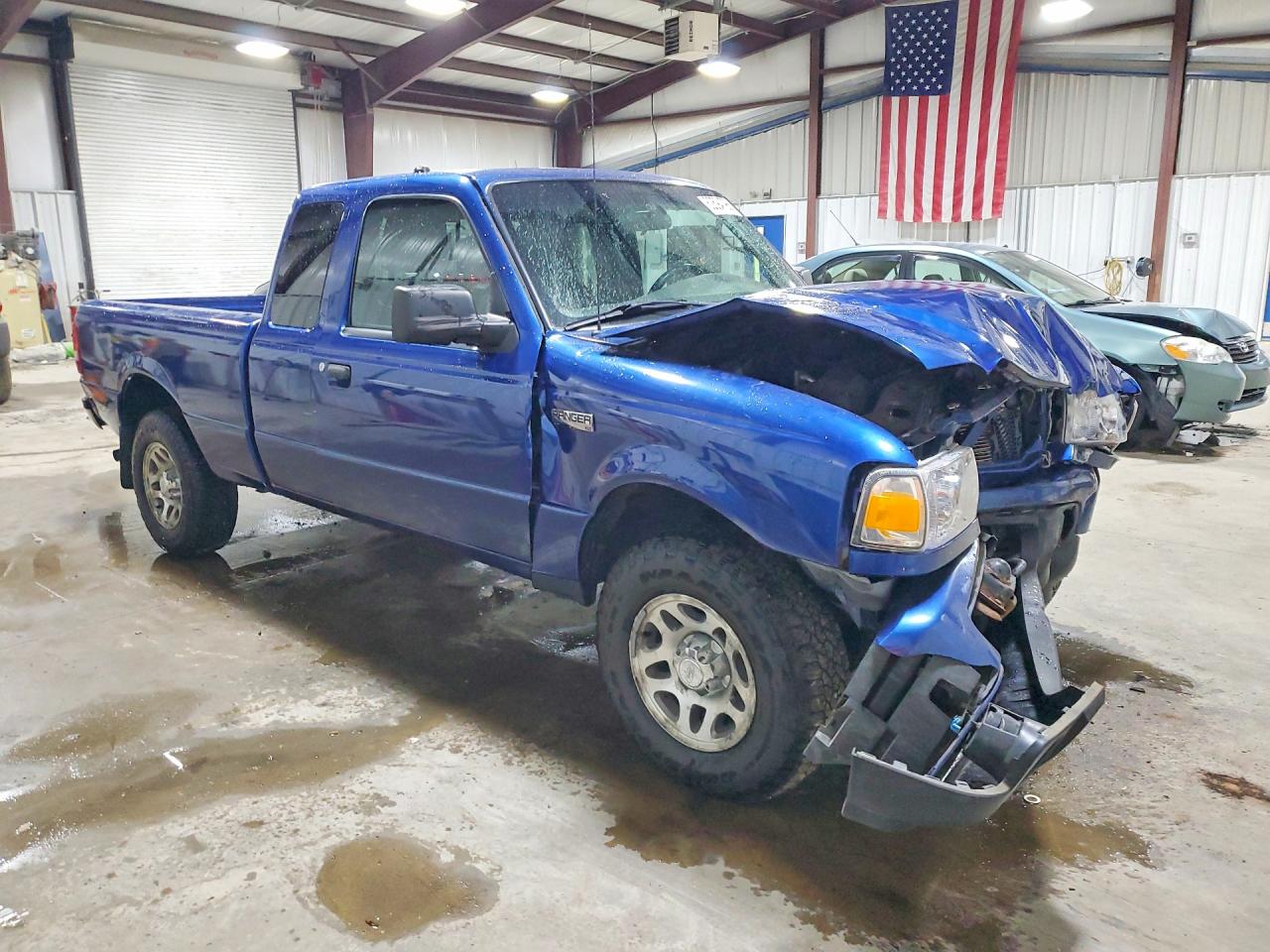 2010 Ford Ranger Super Cab Blue vin: 1FTLR4FE7APA01538