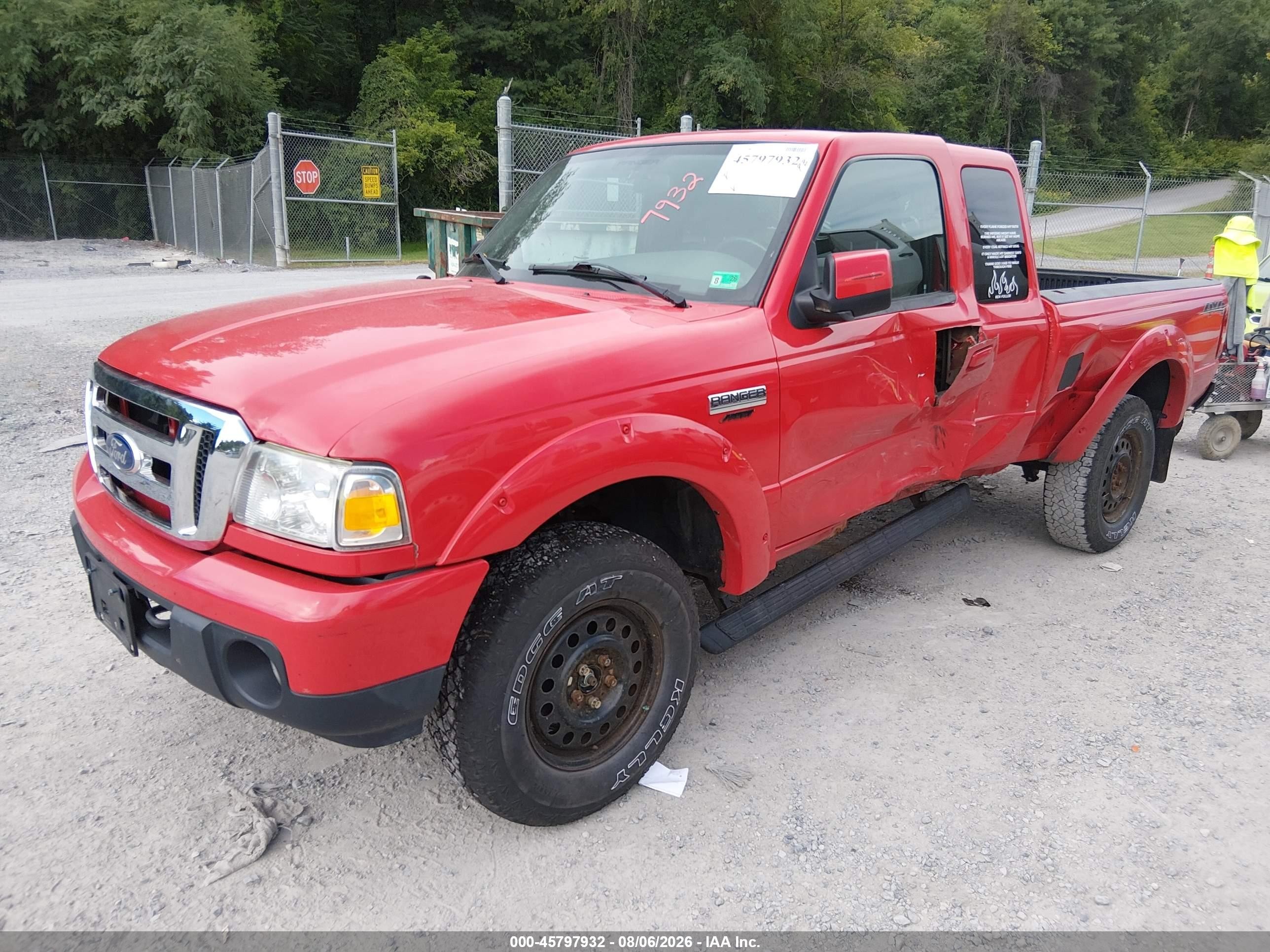 2010 Ford Ranger Sport/xlt Red vin: 1FTLR4FE7APA06979