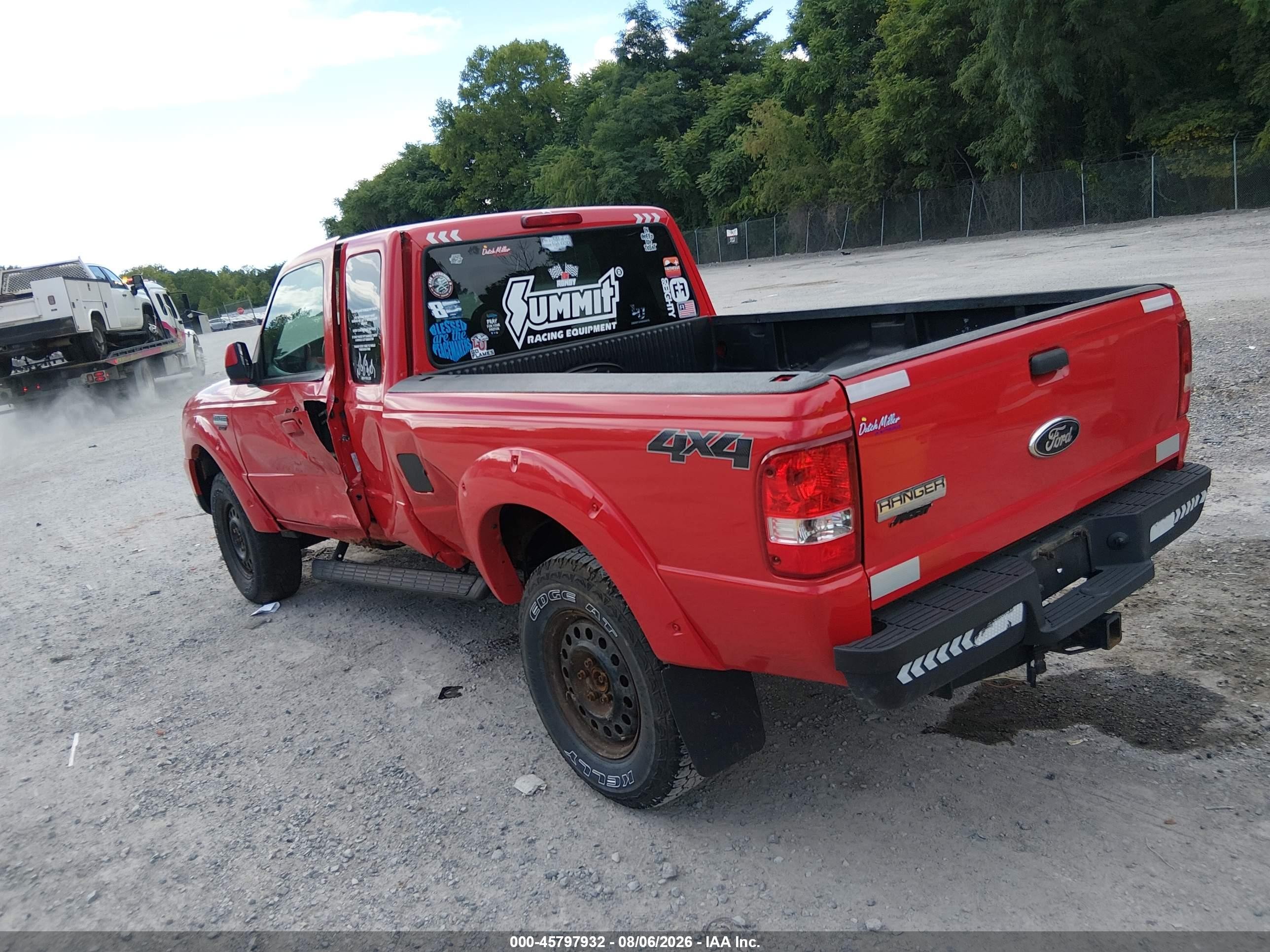 2010 Ford Ranger Sport/xlt Red vin: 1FTLR4FE7APA06979