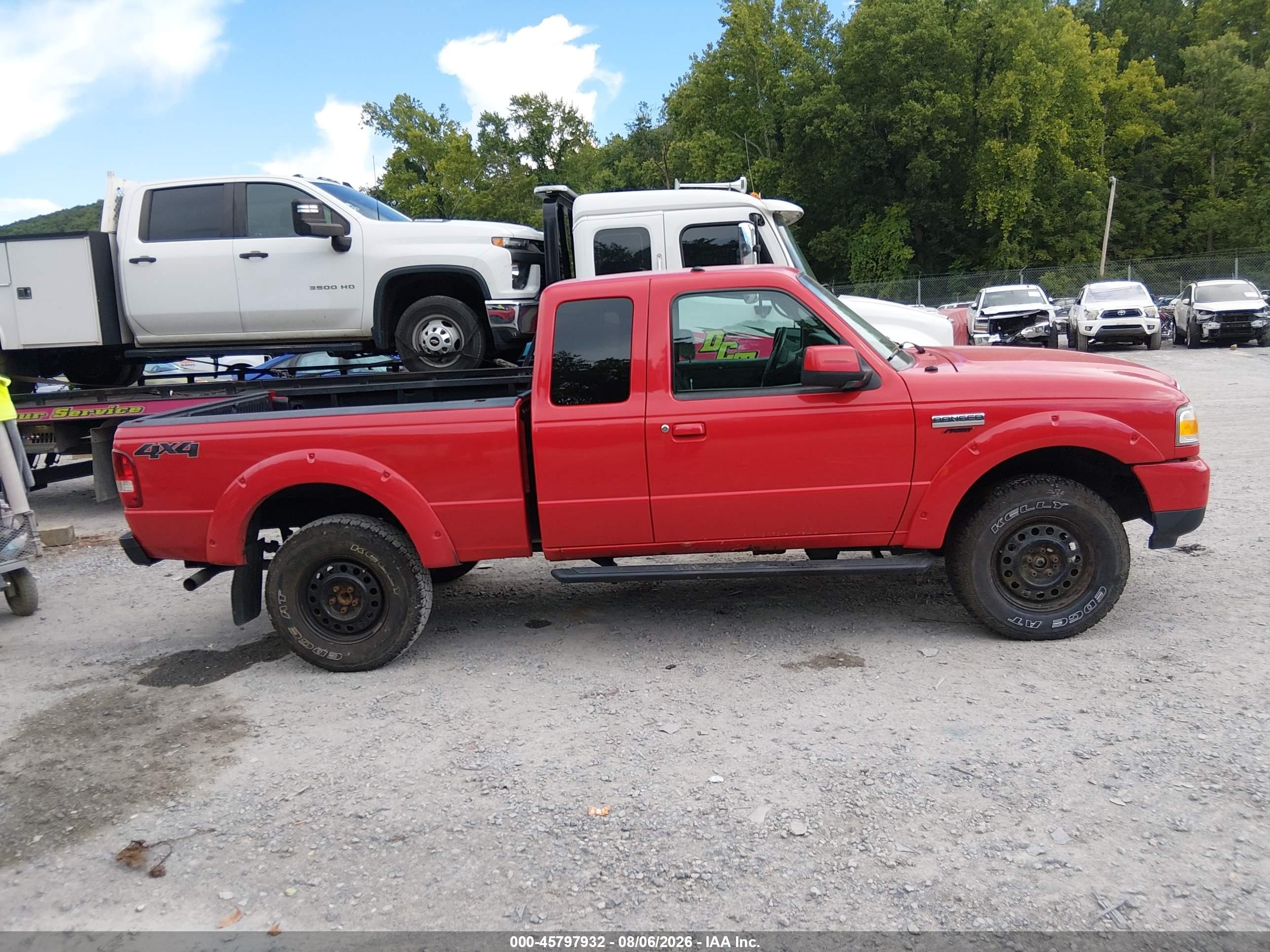 2010 Ford Ranger Sport/xlt Red vin: 1FTLR4FE7APA06979