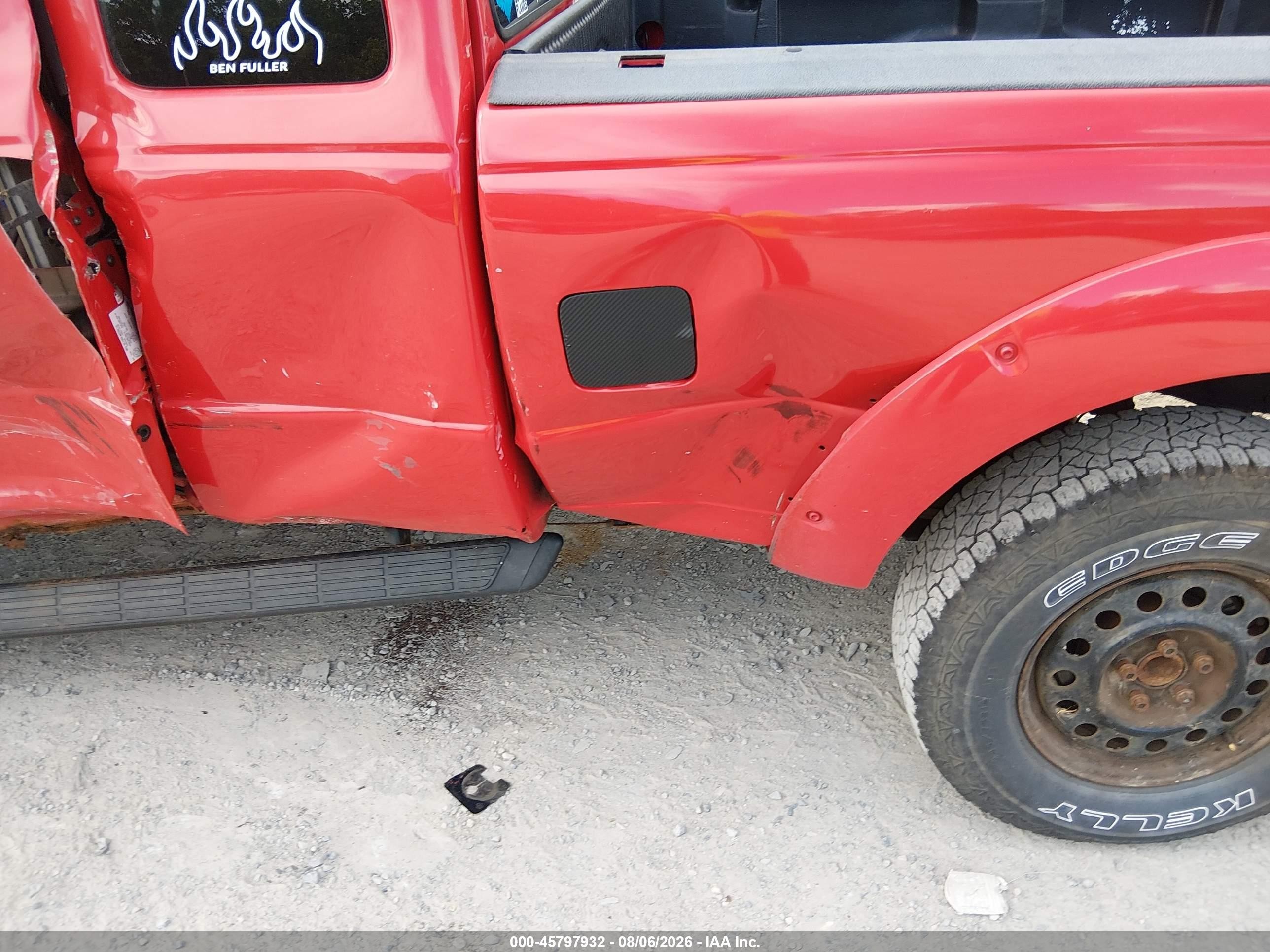 2010 Ford Ranger Sport/xlt Red vin: 1FTLR4FE7APA06979