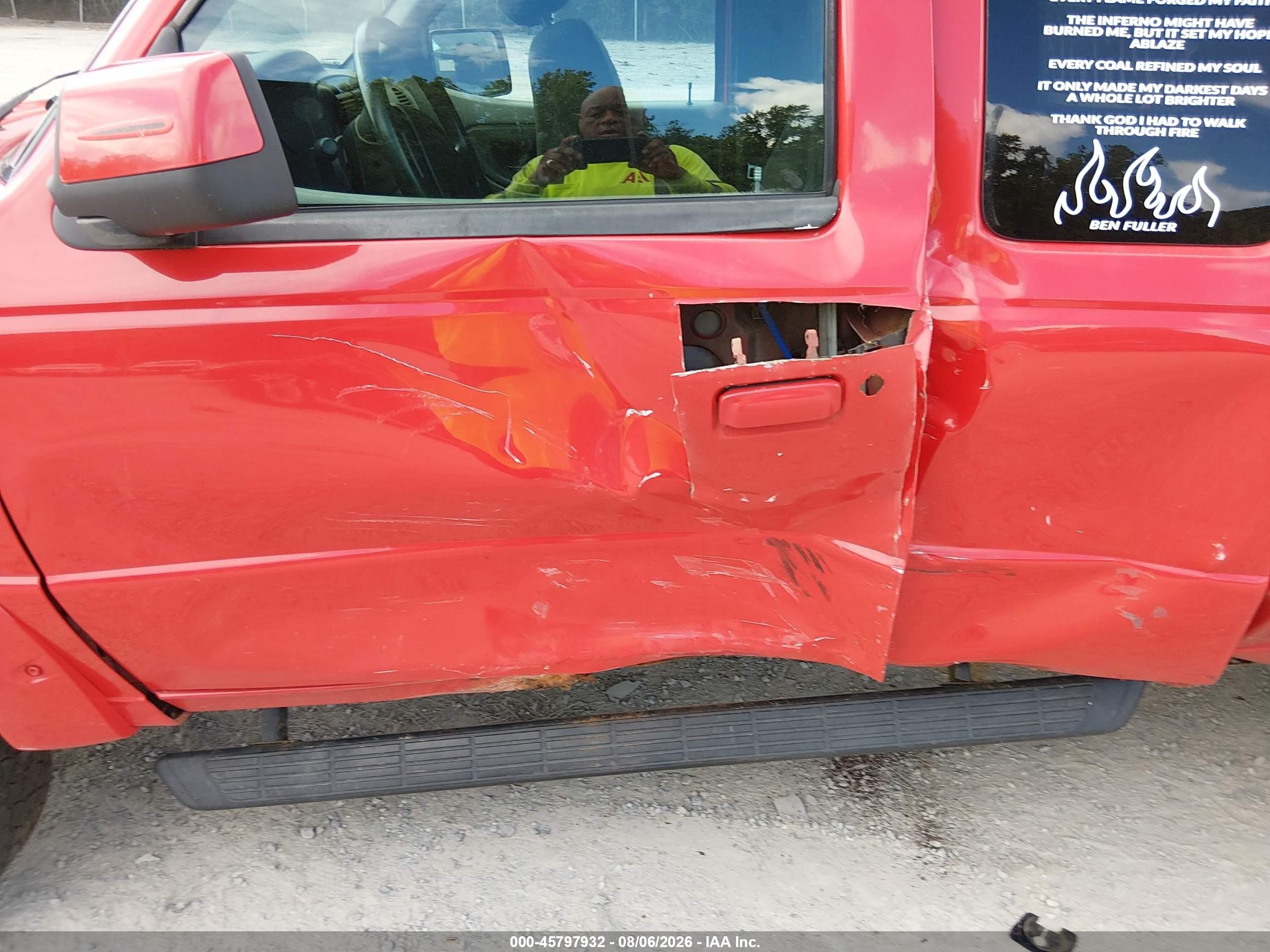 2010 Ford Ranger Sport/xlt Red vin: 1FTLR4FE7APA06979