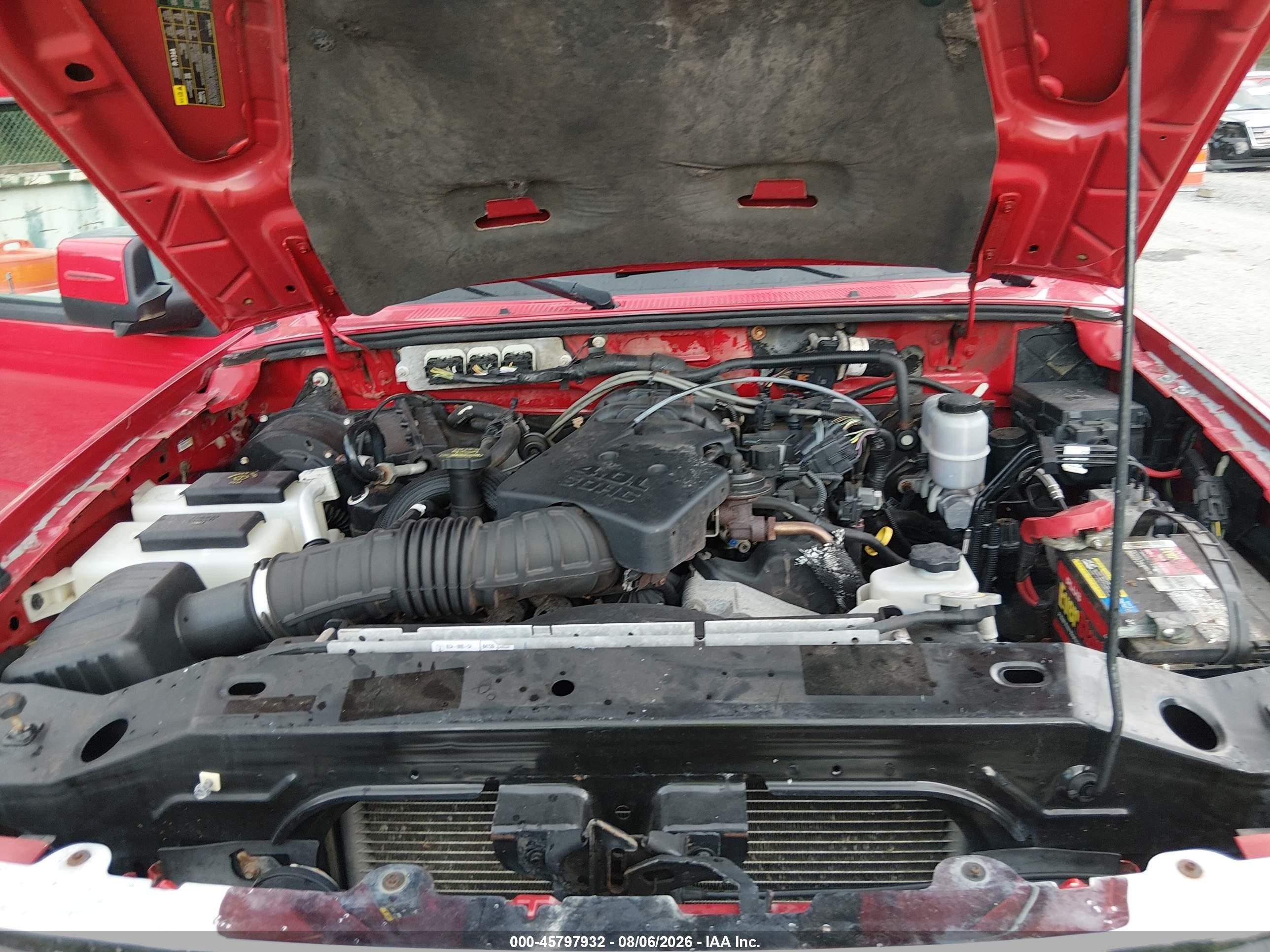 2010 Ford Ranger Sport/xlt Red vin: 1FTLR4FE7APA06979