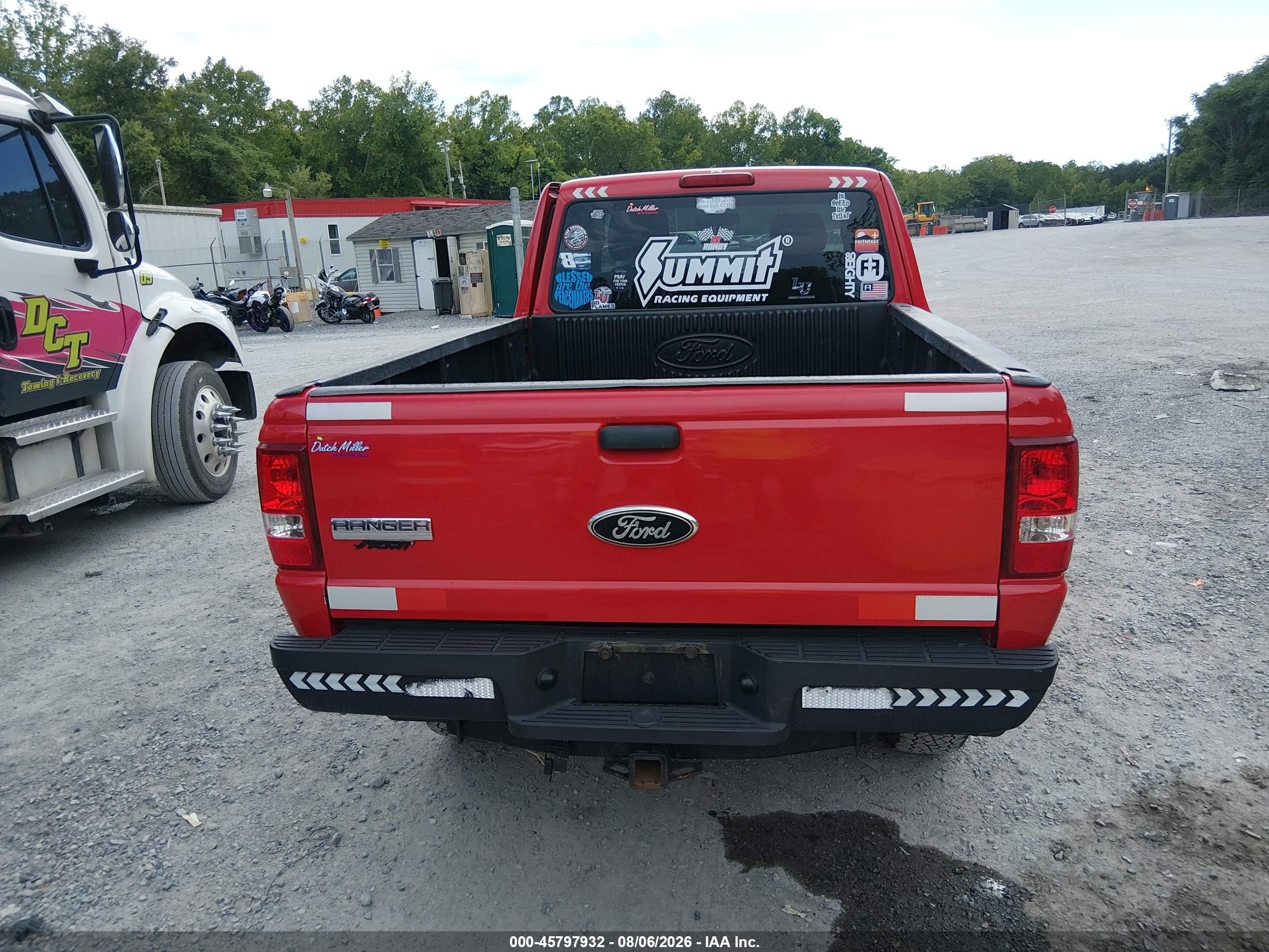 2010 Ford Ranger Sport/xlt Red vin: 1FTLR4FE7APA06979