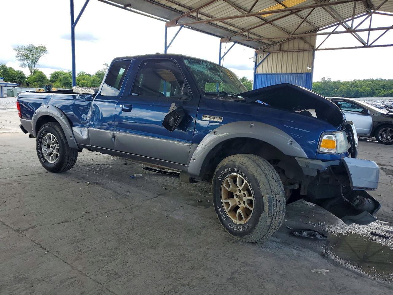 2010 Ford Ranger Super Cab Blue vin: 1FTLR4FE7APA31638
