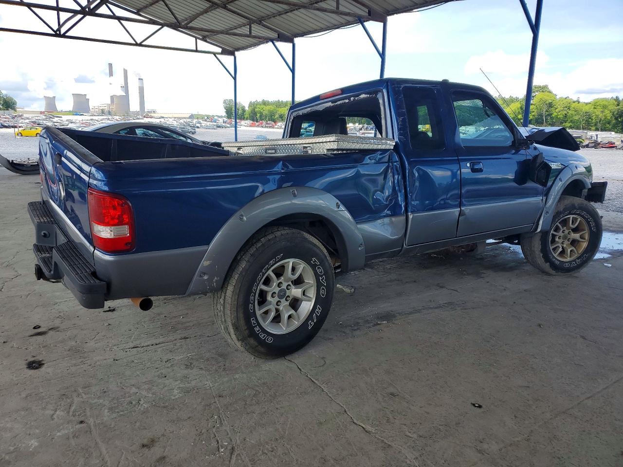 2010 Ford Ranger Super Cab Blue vin: 1FTLR4FE7APA31638