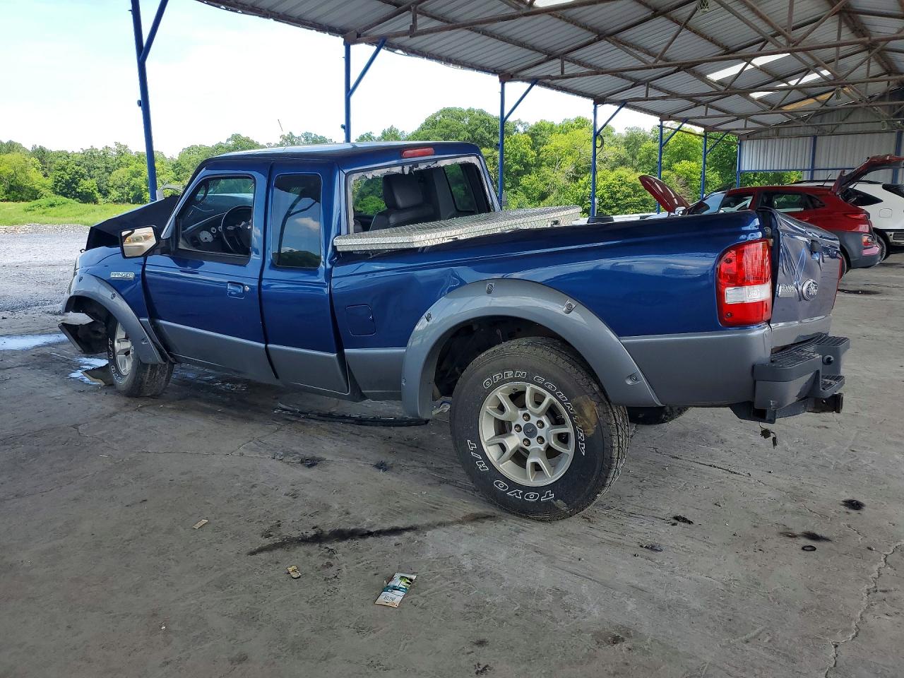 2010 Ford Ranger Super Cab Blue vin: 1FTLR4FE7APA31638