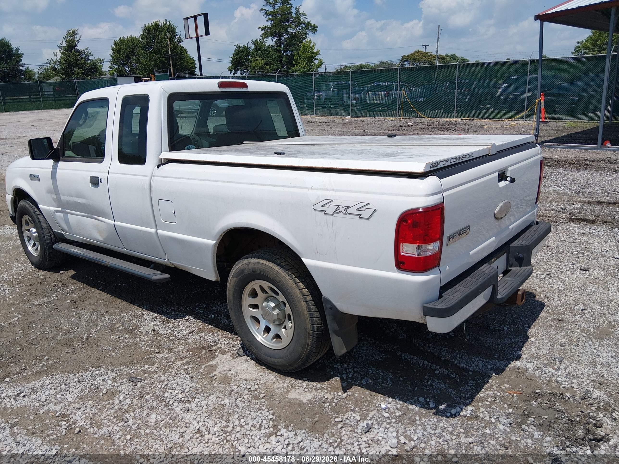2010 Ford Ranger Sport/xlt White vin: 1FTLR4FE7APA44115