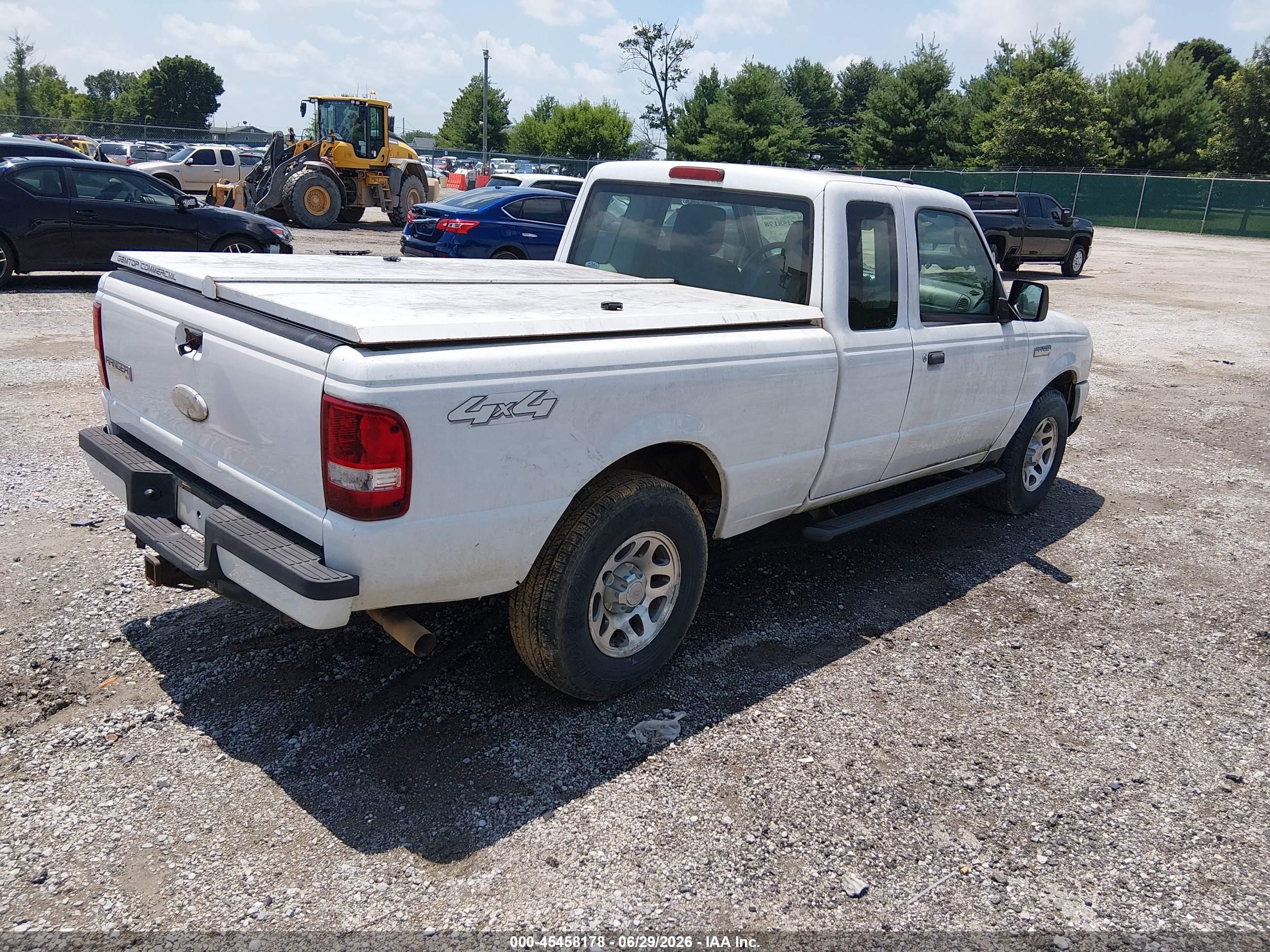 2010 Ford Ranger Sport/xlt White vin: 1FTLR4FE7APA44115