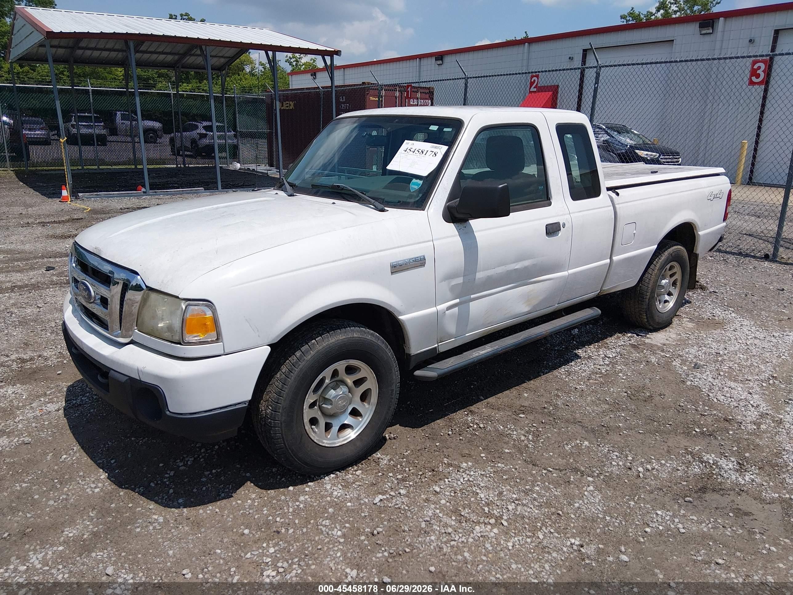 2010 Ford Ranger Sport/xlt White vin: 1FTLR4FE7APA44115