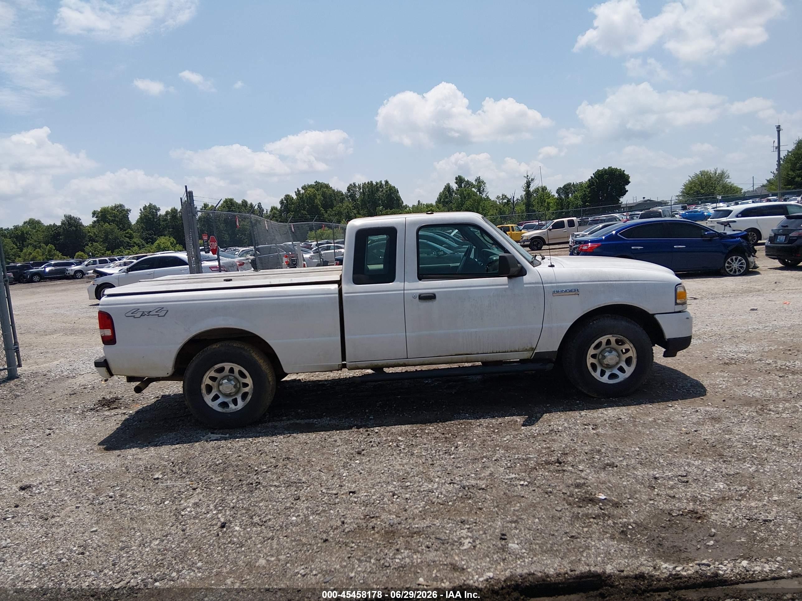 2010 Ford Ranger Sport/xlt White vin: 1FTLR4FE7APA44115