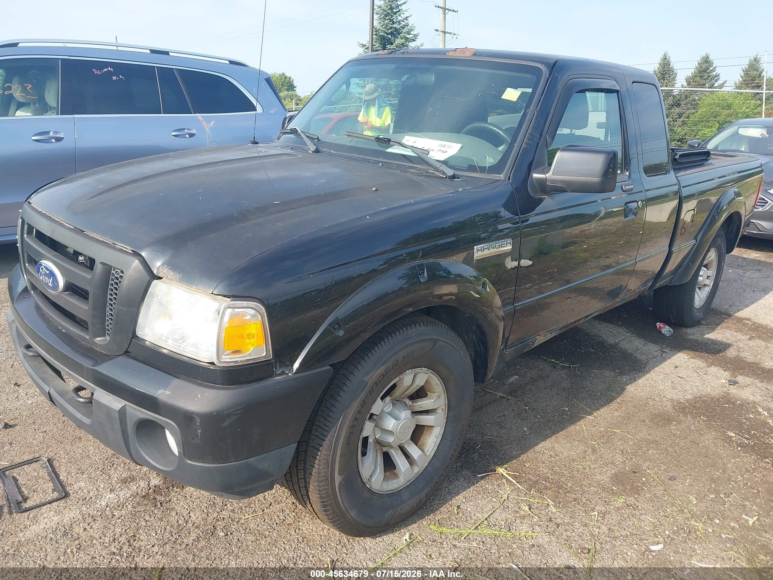 2010 Ford Ranger Sport/xlt Черный vin: 1FTLR4FE7APA55745