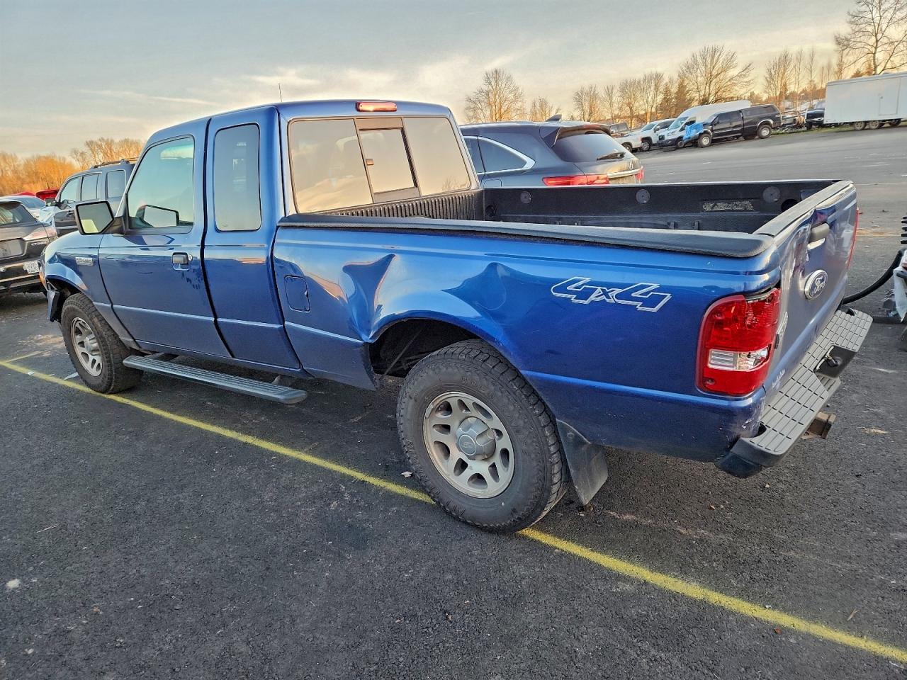 2010 Ford Ranger Super Cab Blue vin: 1FTLR4FE7APA71671
