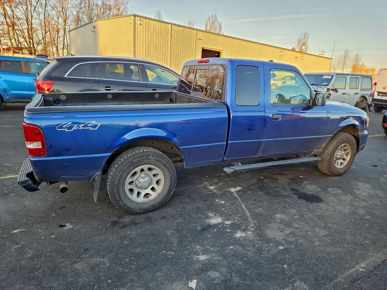 2010 Ford Ranger Super Cab Blue vin: 1FTLR4FE7APA71671