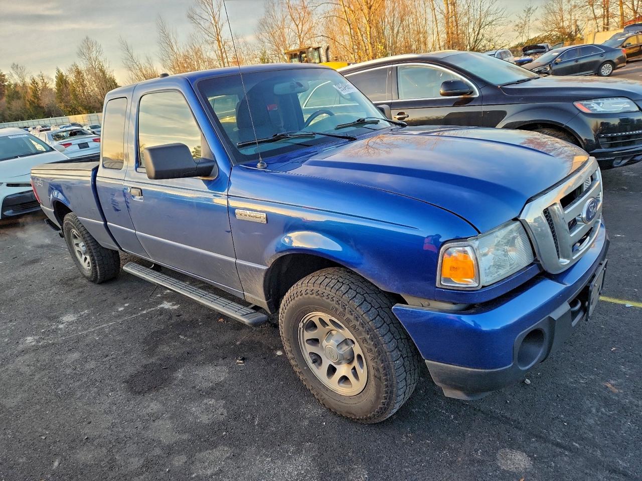 2010 Ford Ranger Super Cab Blue vin: 1FTLR4FE7APA71671