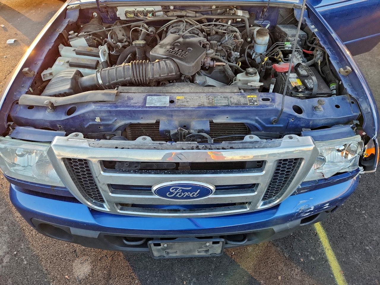 2010 Ford Ranger Super Cab Blue vin: 1FTLR4FE7APA71671