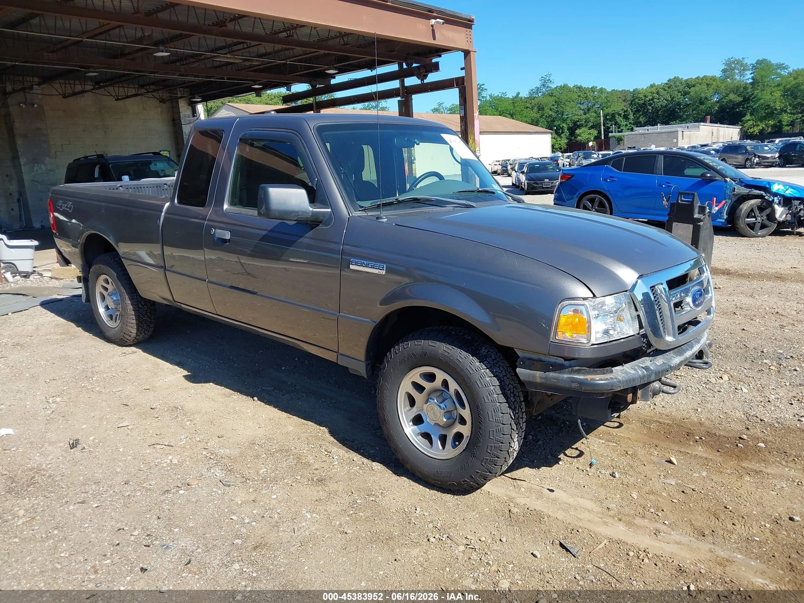 2011 Ford Ranger Xlt Серый vin: 1FTLR4FE7BPA20141