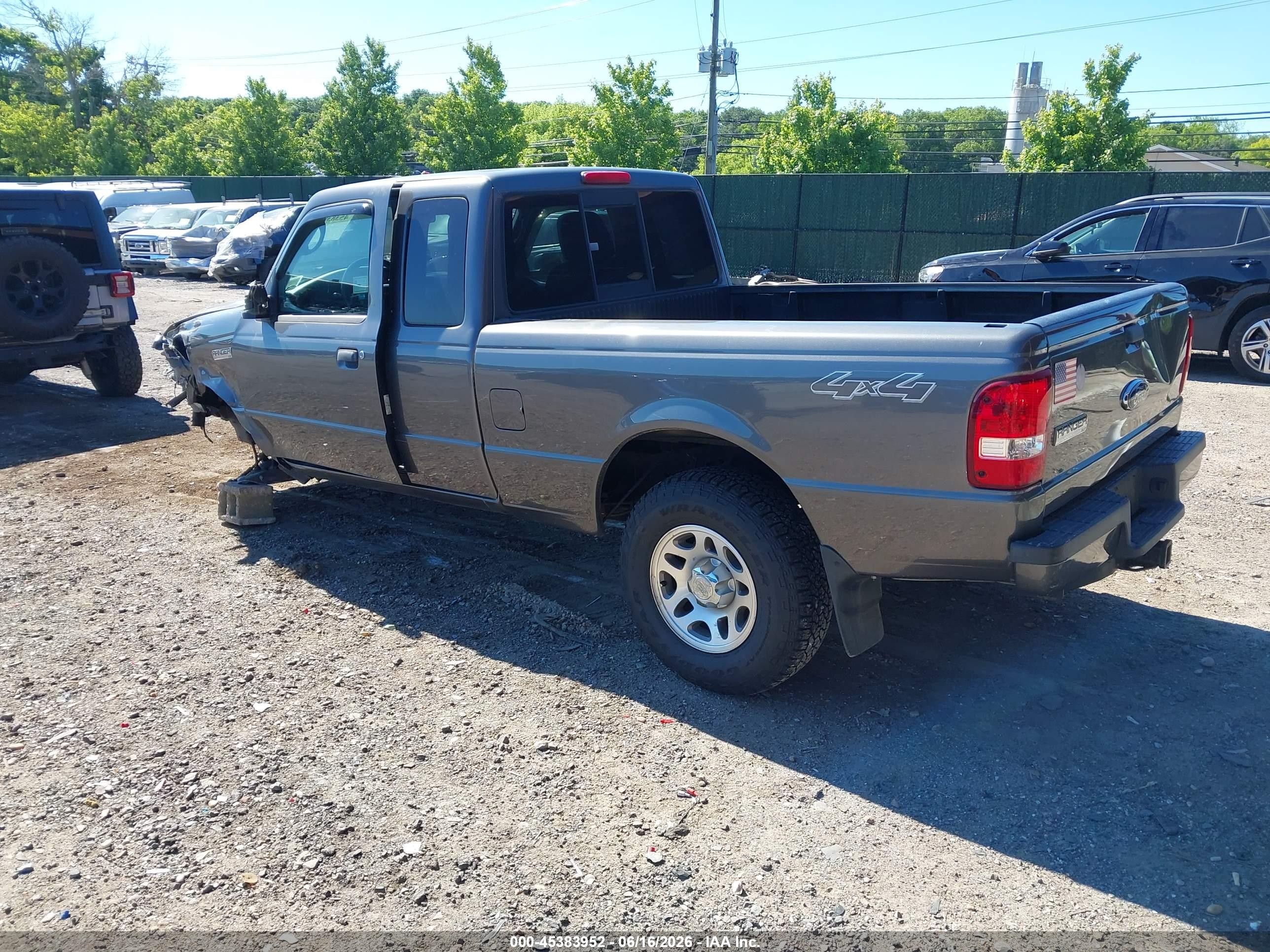 2011 Ford Ranger Xlt Gray vin: 1FTLR4FE7BPA20141