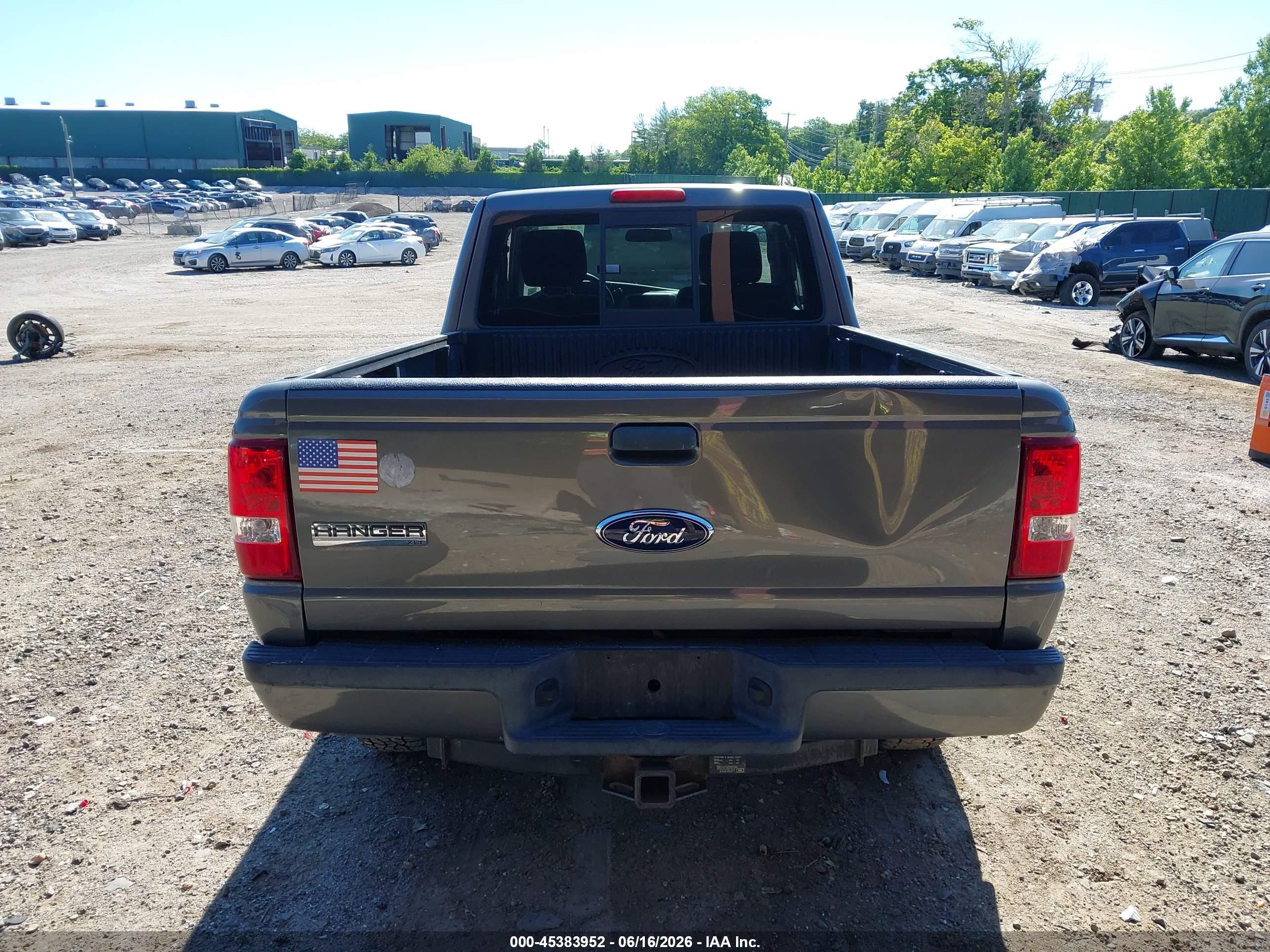 2011 Ford Ranger Xlt Gray vin: 1FTLR4FE7BPA20141