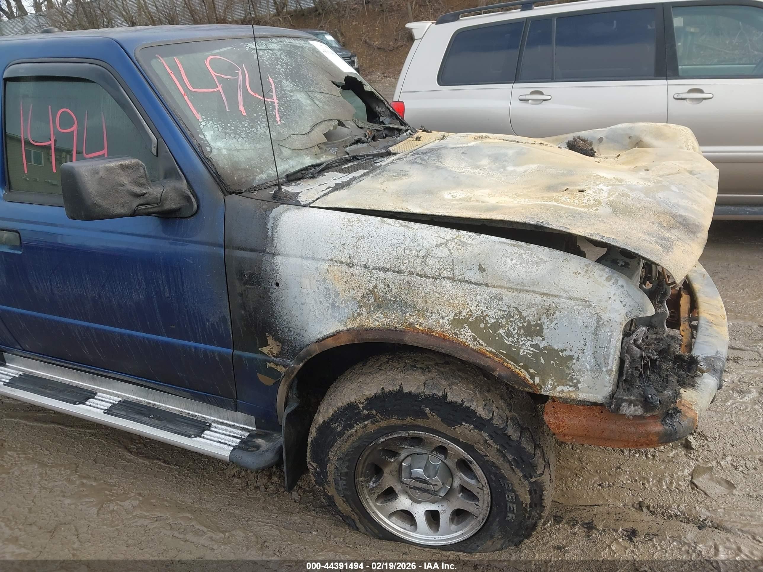 2011 Ford Ranger Xlt Blue vin: 1FTLR4FE7BPA41913
