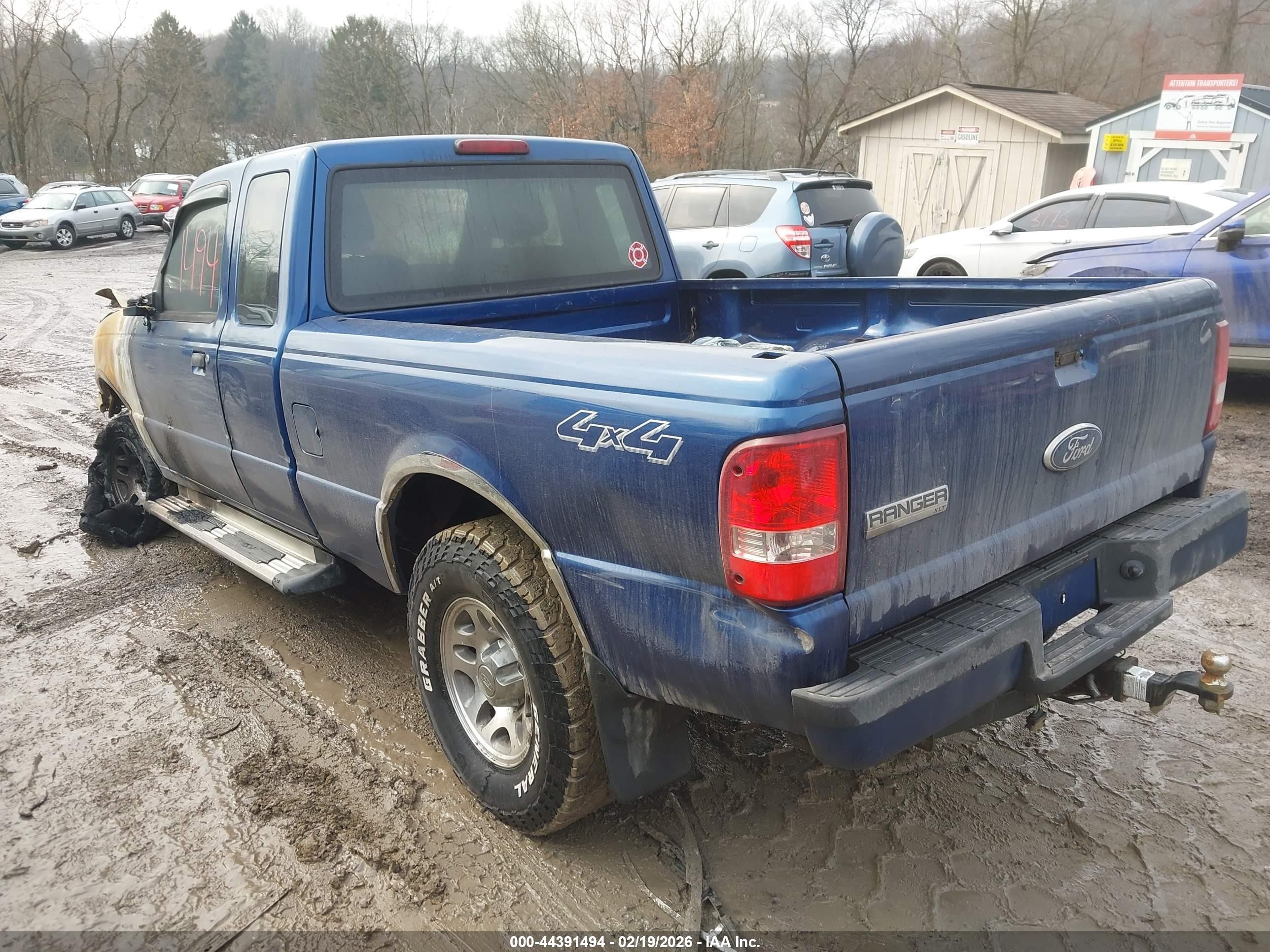 2011 Ford Ranger Xlt Blue vin: 1FTLR4FE7BPA41913