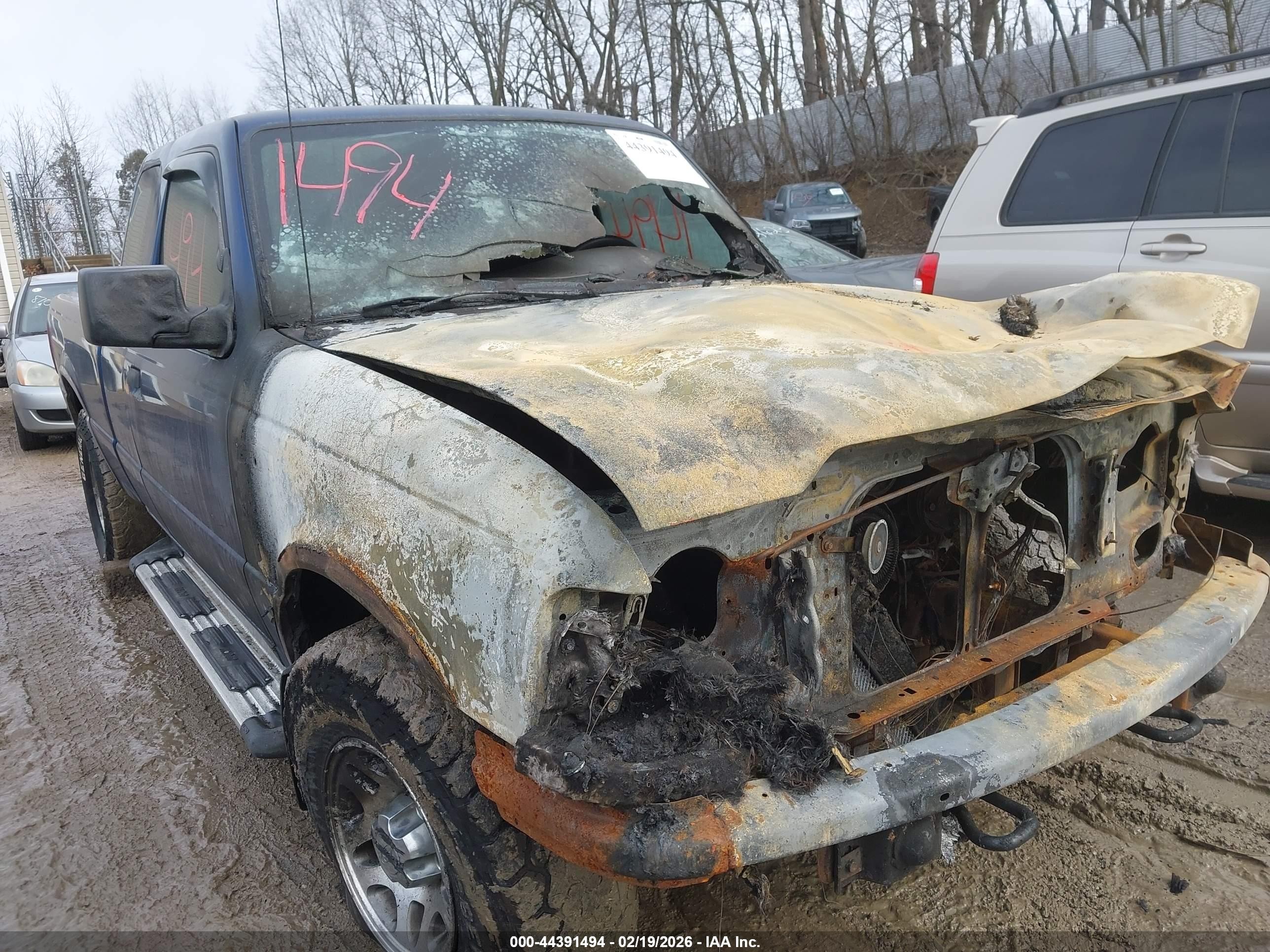 2011 Ford Ranger Xlt Blue vin: 1FTLR4FE7BPA41913