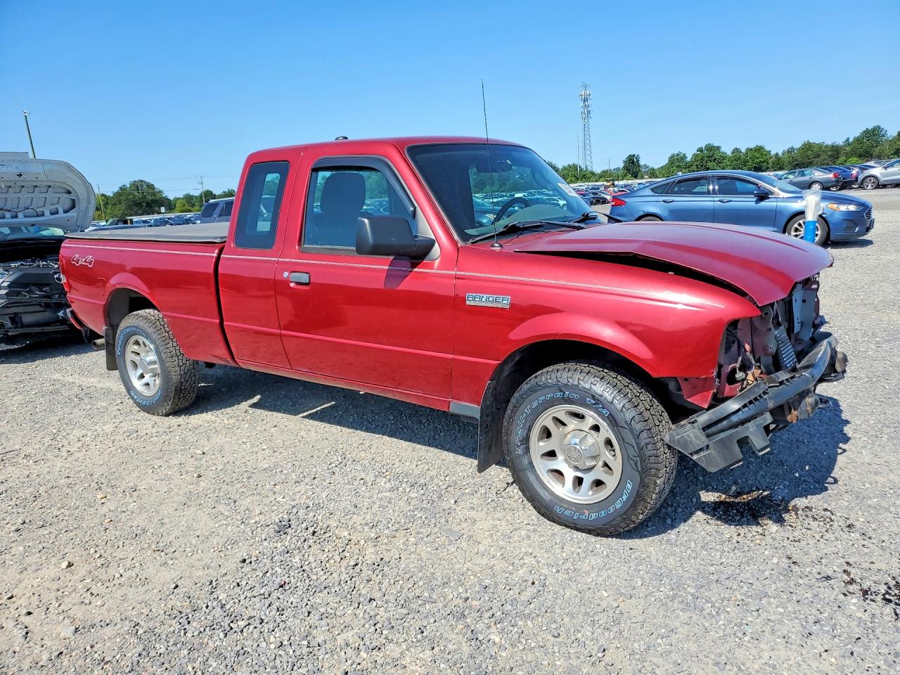 2011 Ford Ranger Super Cab Бордовый vin: 1FTLR4FE7BPA54709