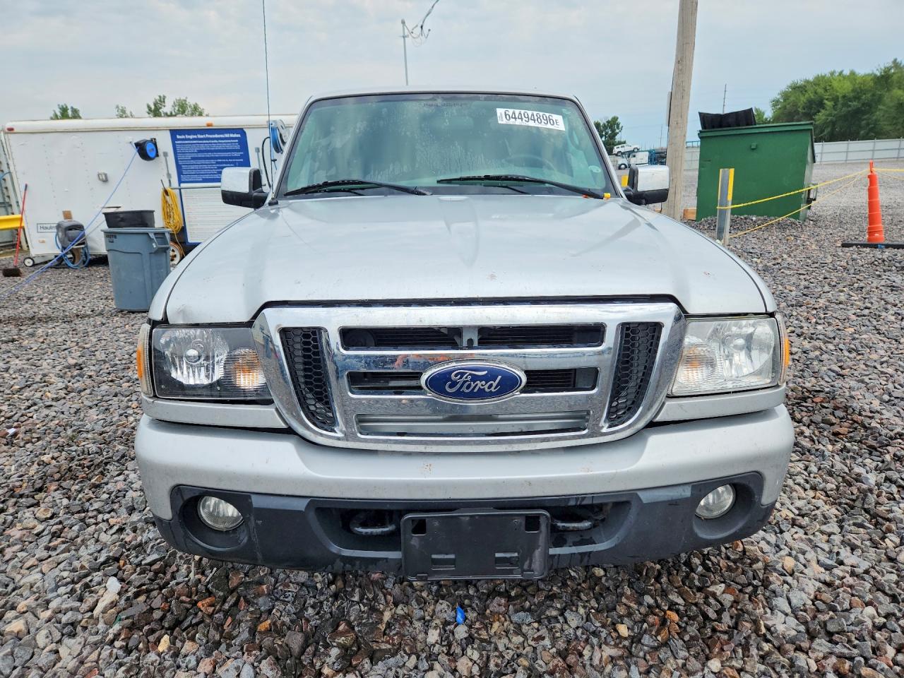 2011 Ford Ranger Super Cab Серебряный vin: 1FTLR4FE7BPA56296