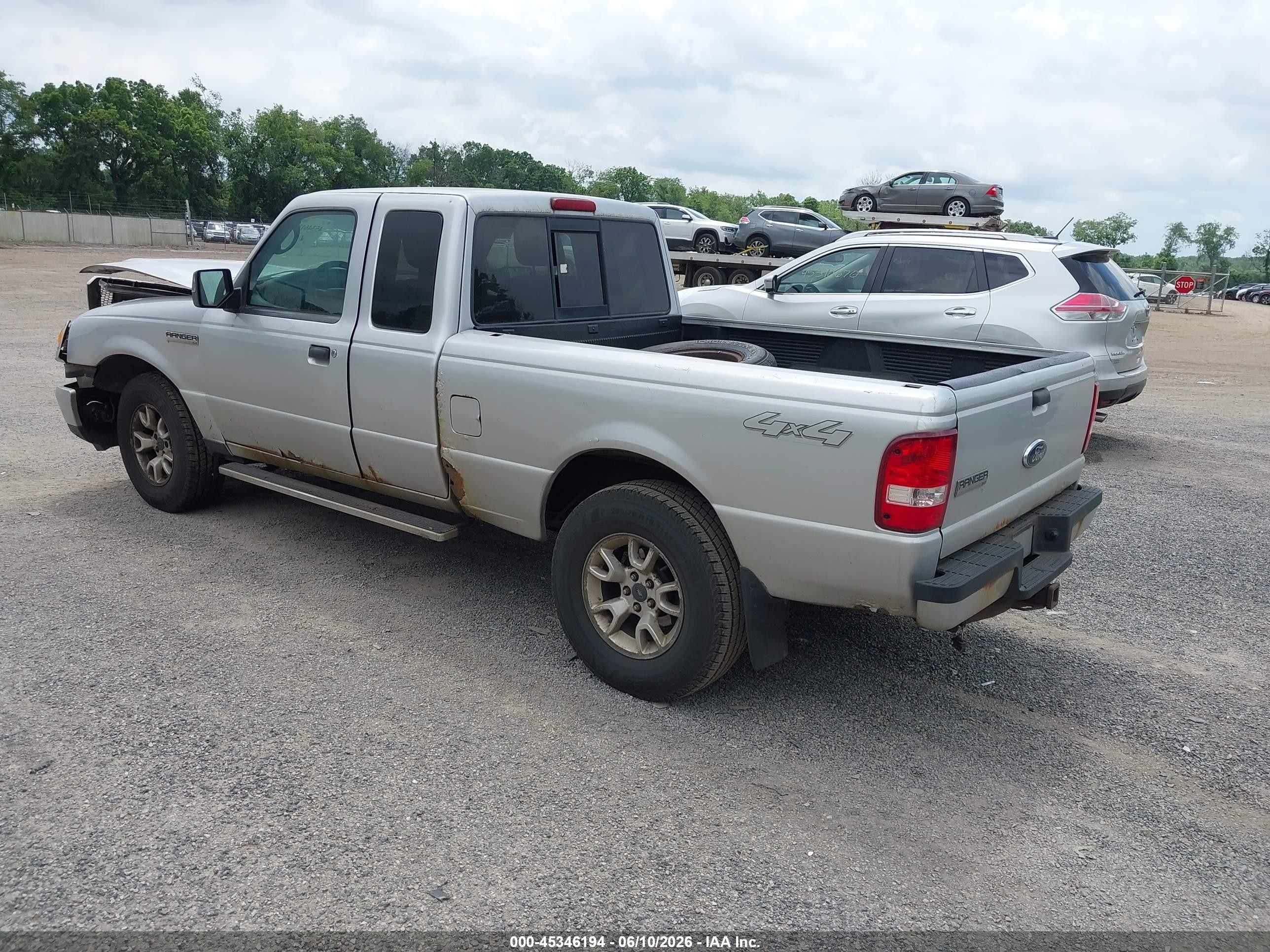2011 Ford Ranger Xlt Silver vin: 1FTLR4FE7BPA61286