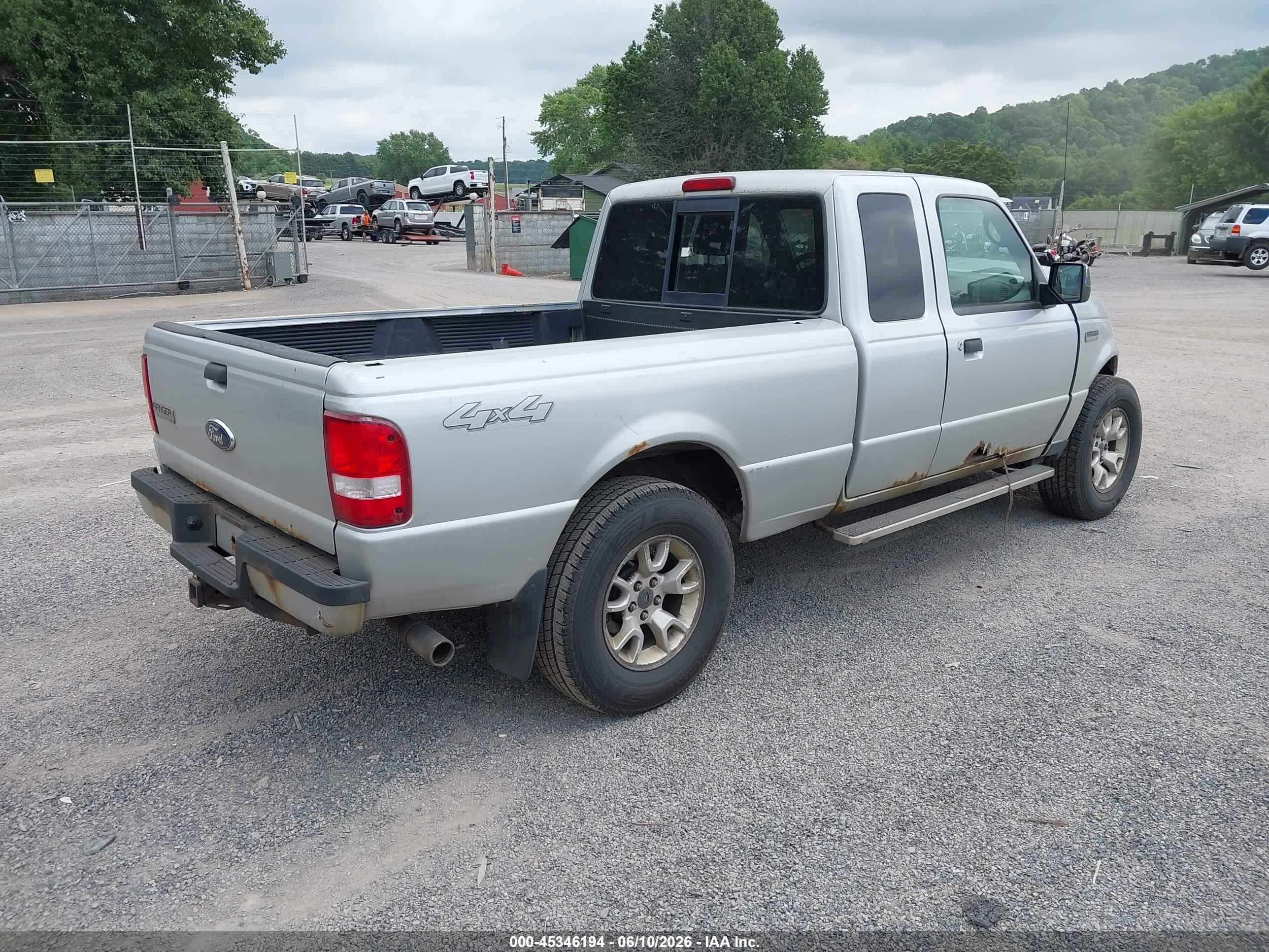 2011 Ford Ranger Xlt Silver vin: 1FTLR4FE7BPA61286