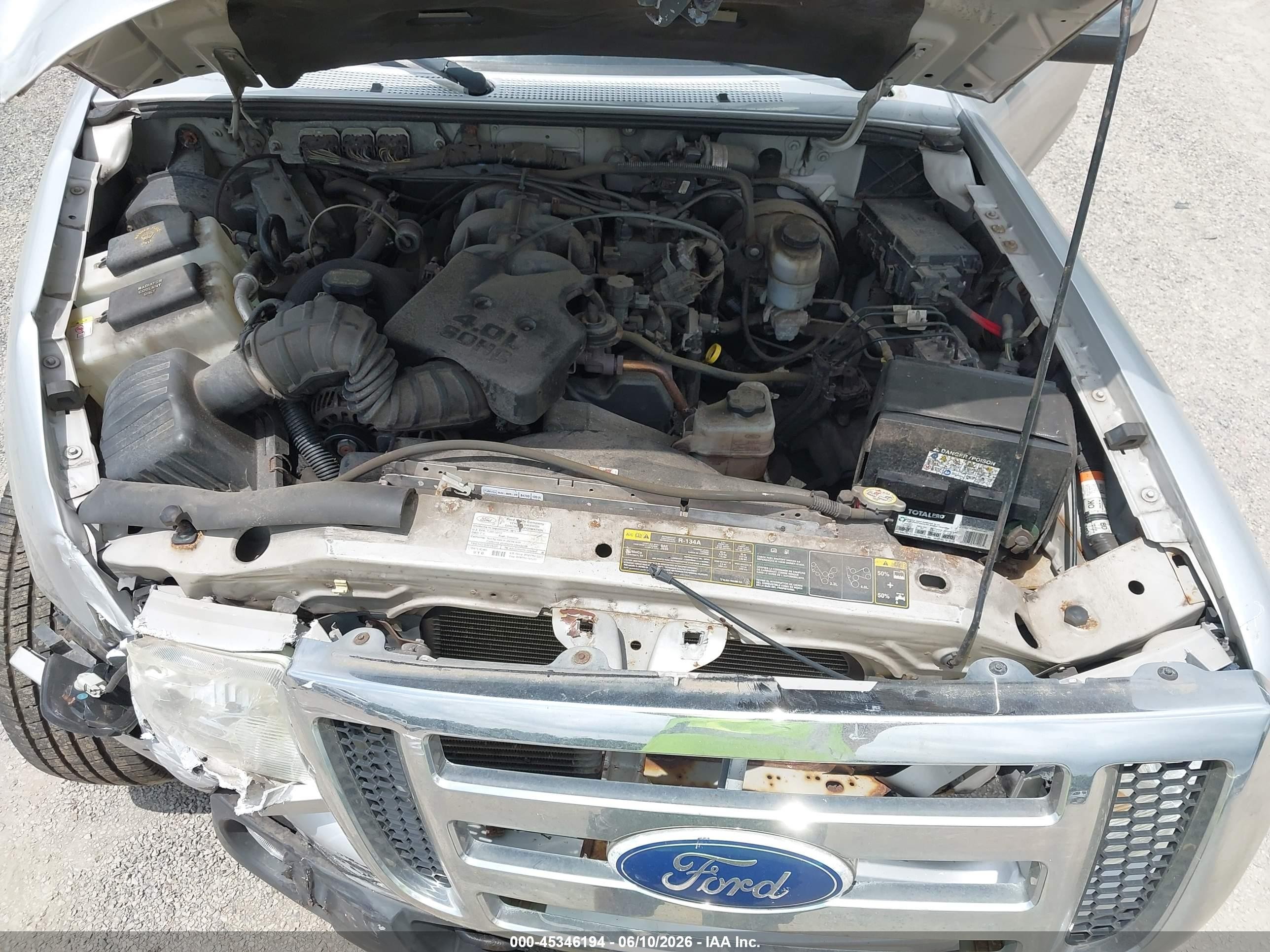 2011 Ford Ranger Xlt Silver vin: 1FTLR4FE7BPA61286