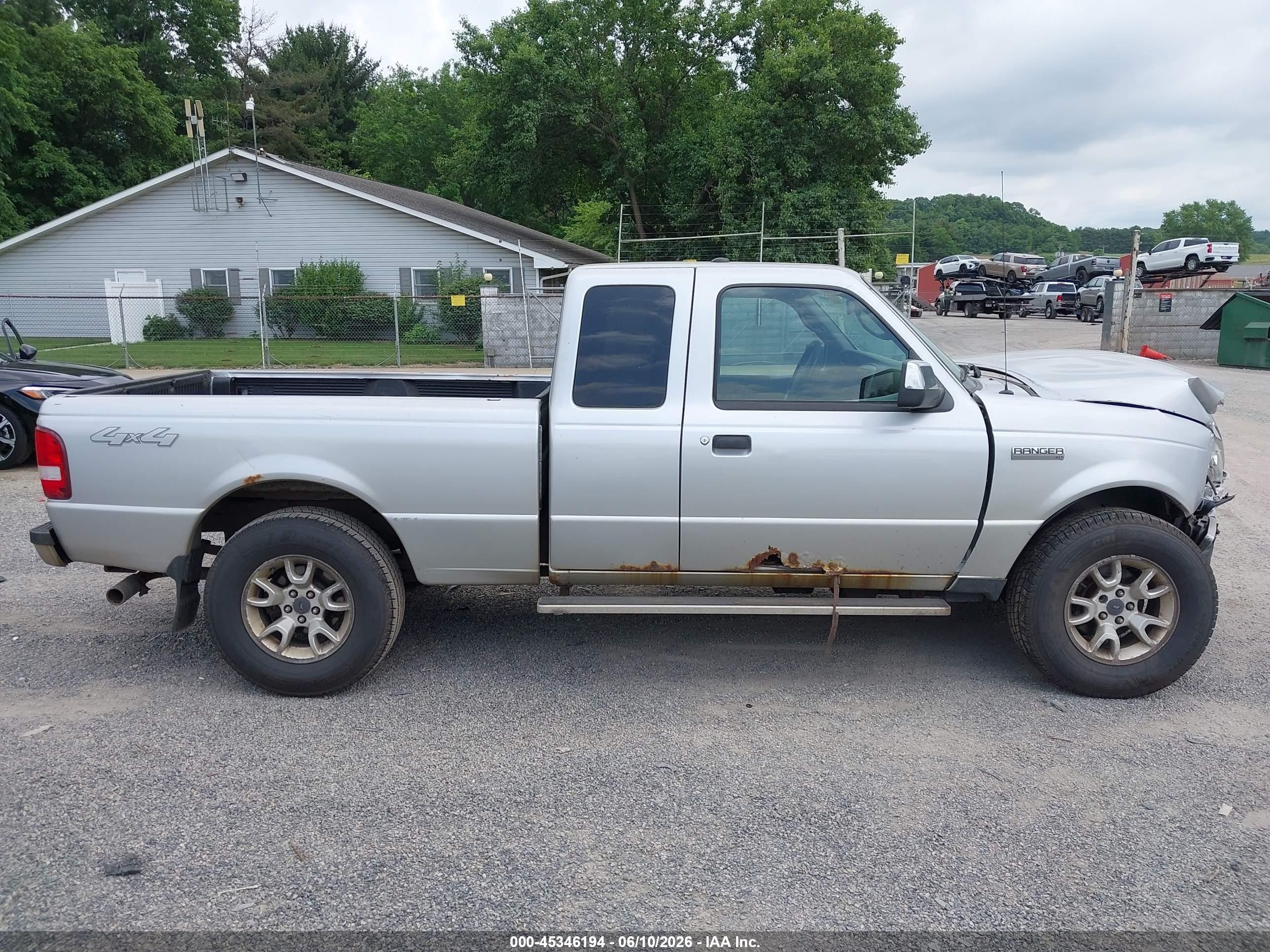 2011 Ford Ranger Xlt Silver vin: 1FTLR4FE7BPA61286